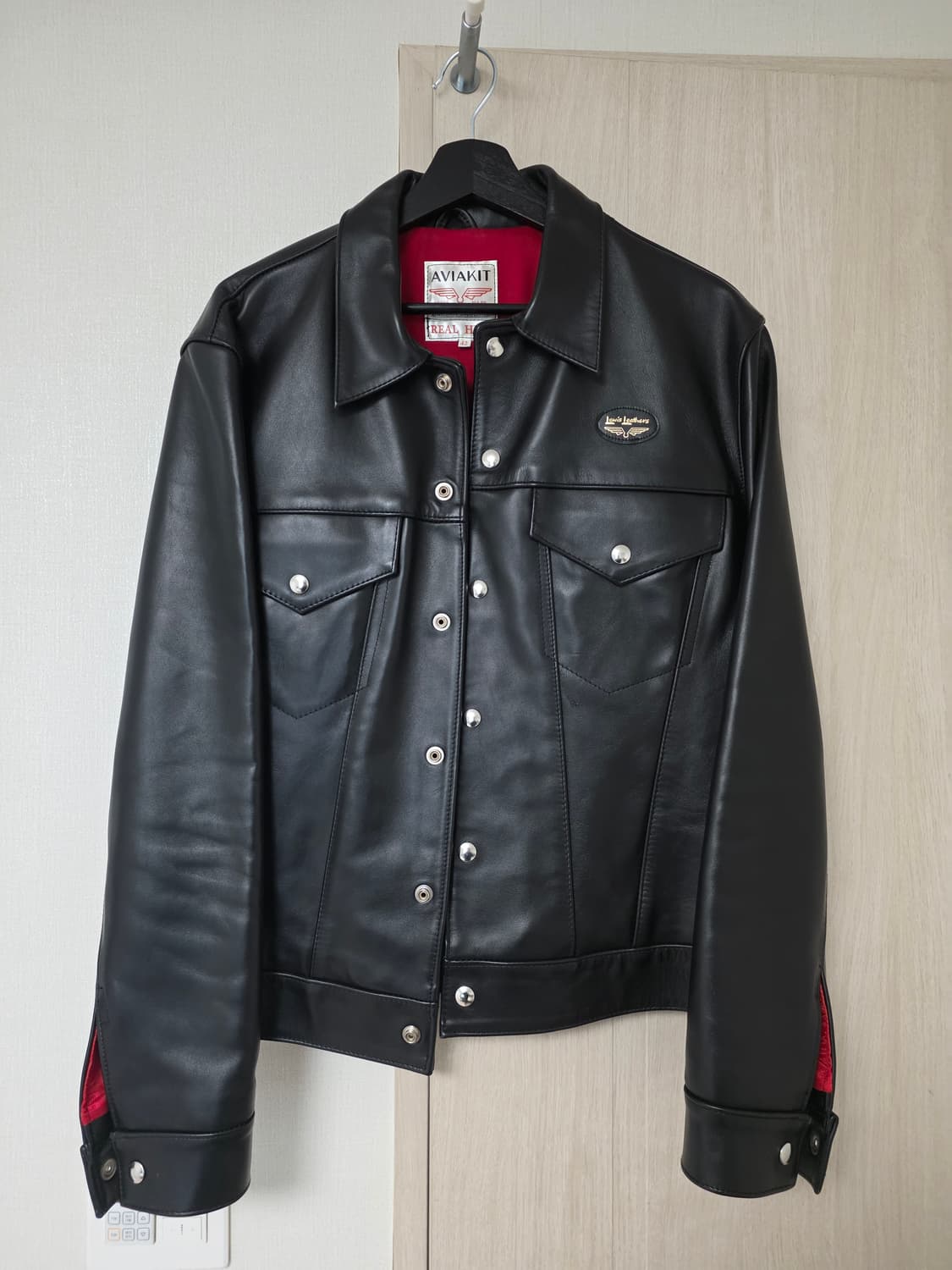 루이스레더988 가죽자켓 42size 판매  상품이미지1