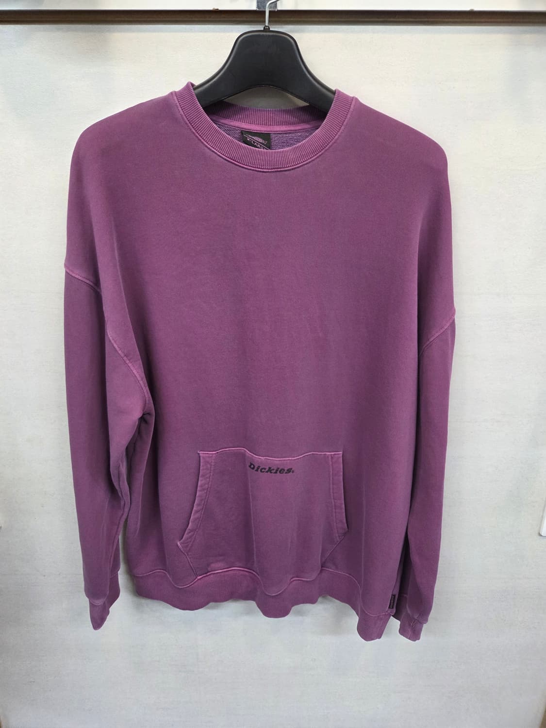 디키즈 가먼트다잉 기모 맨투맨 퍼플 xl 상품이미지1