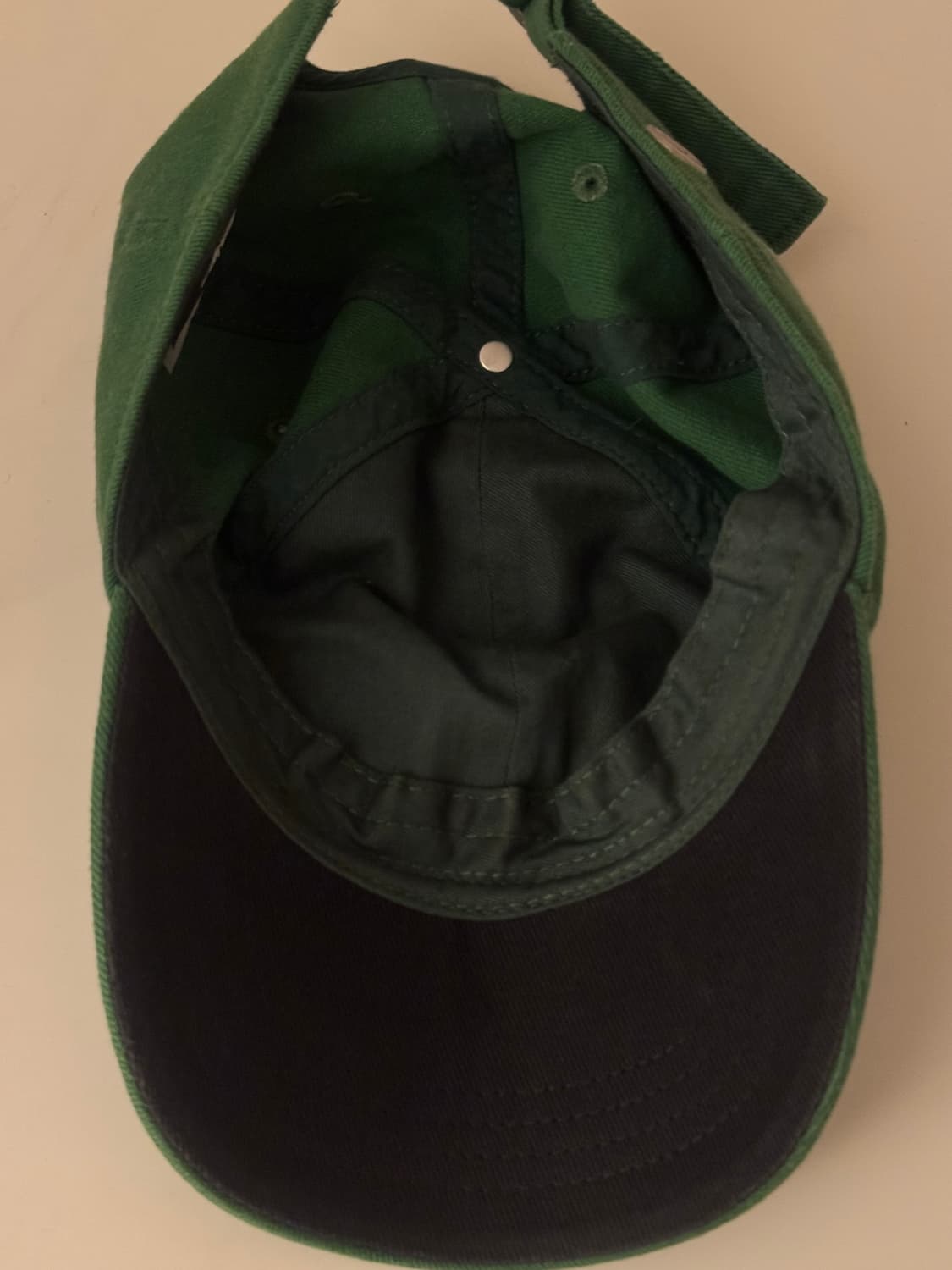 스투시 로우 프로 카피라이트 아플리케 스트랩백 캡 그린 상품이미지2