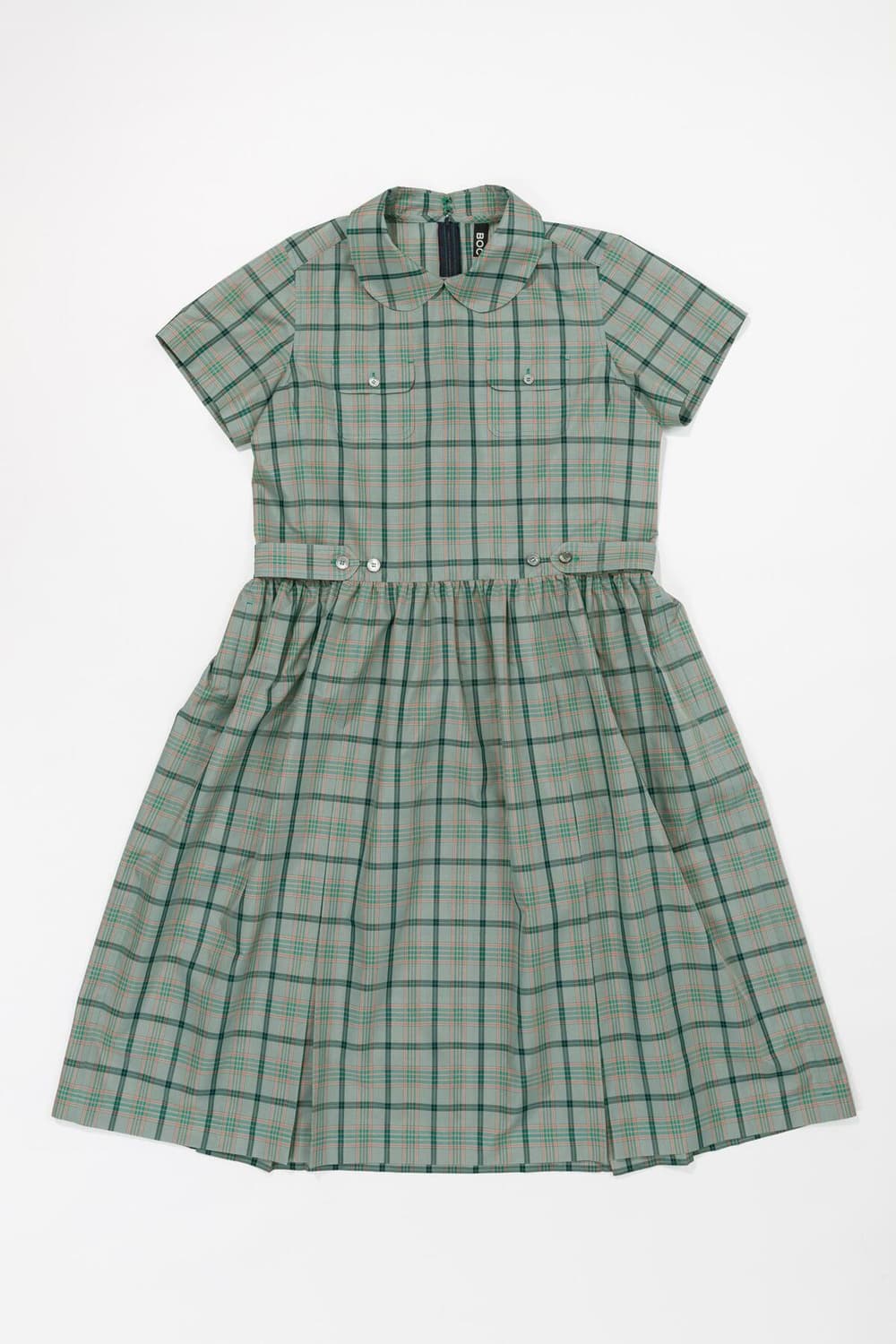 BOCBOK 복복 MOMMY DRESS (GREEN CHECK) 상품이미지3