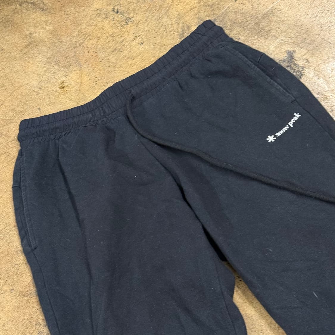 [정품/80] 스노우피크 블랙 트레이닝 바지 b16 상품이미지1
