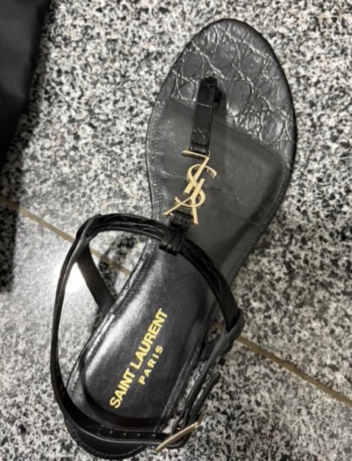 생로랑 샌들 38 블랙와니 샌들 상품이미지2