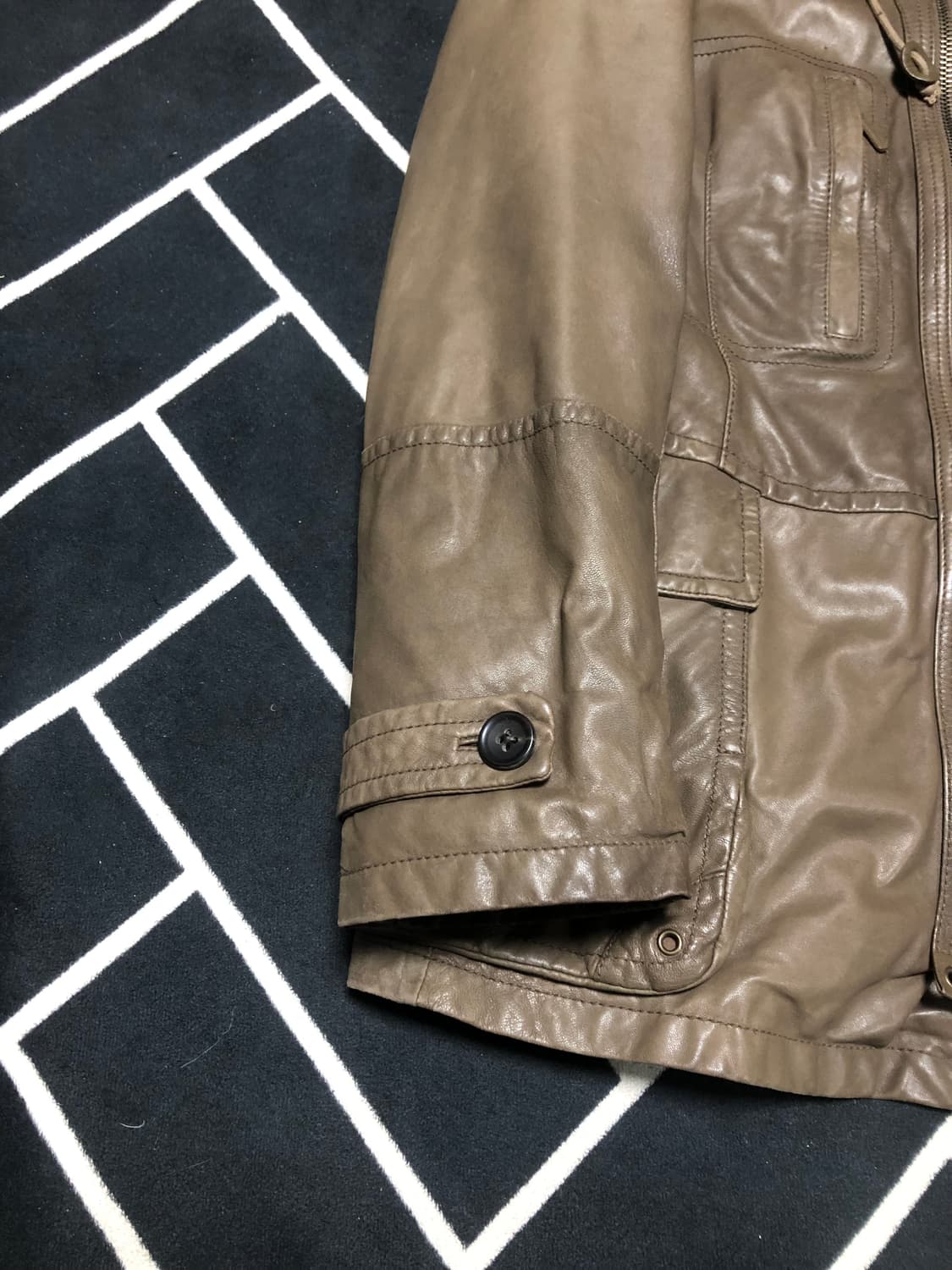 (90%할인중)타임옴므 리얼양가죽 무스탕 코트/발망 몽클레어 톰포드 톰브 상품이미지3