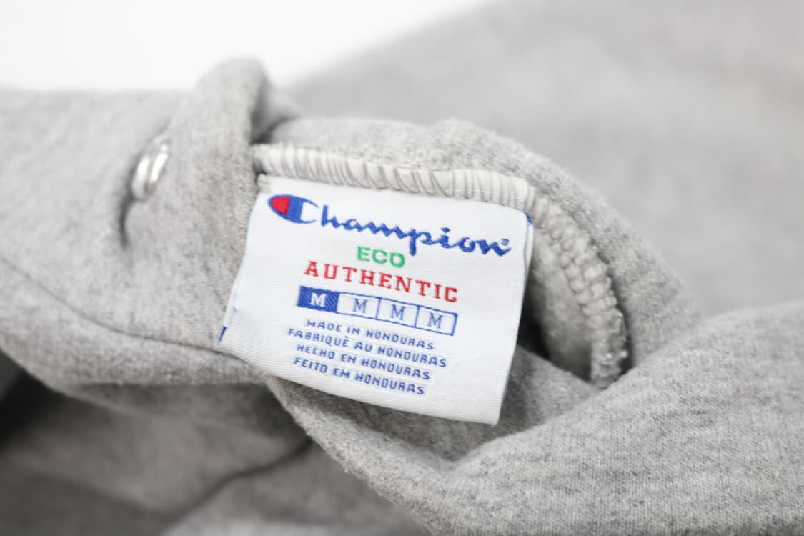 Champion 챔피온 에코 어센틱 그레이 무지 후드티 (M) 상품이미지9