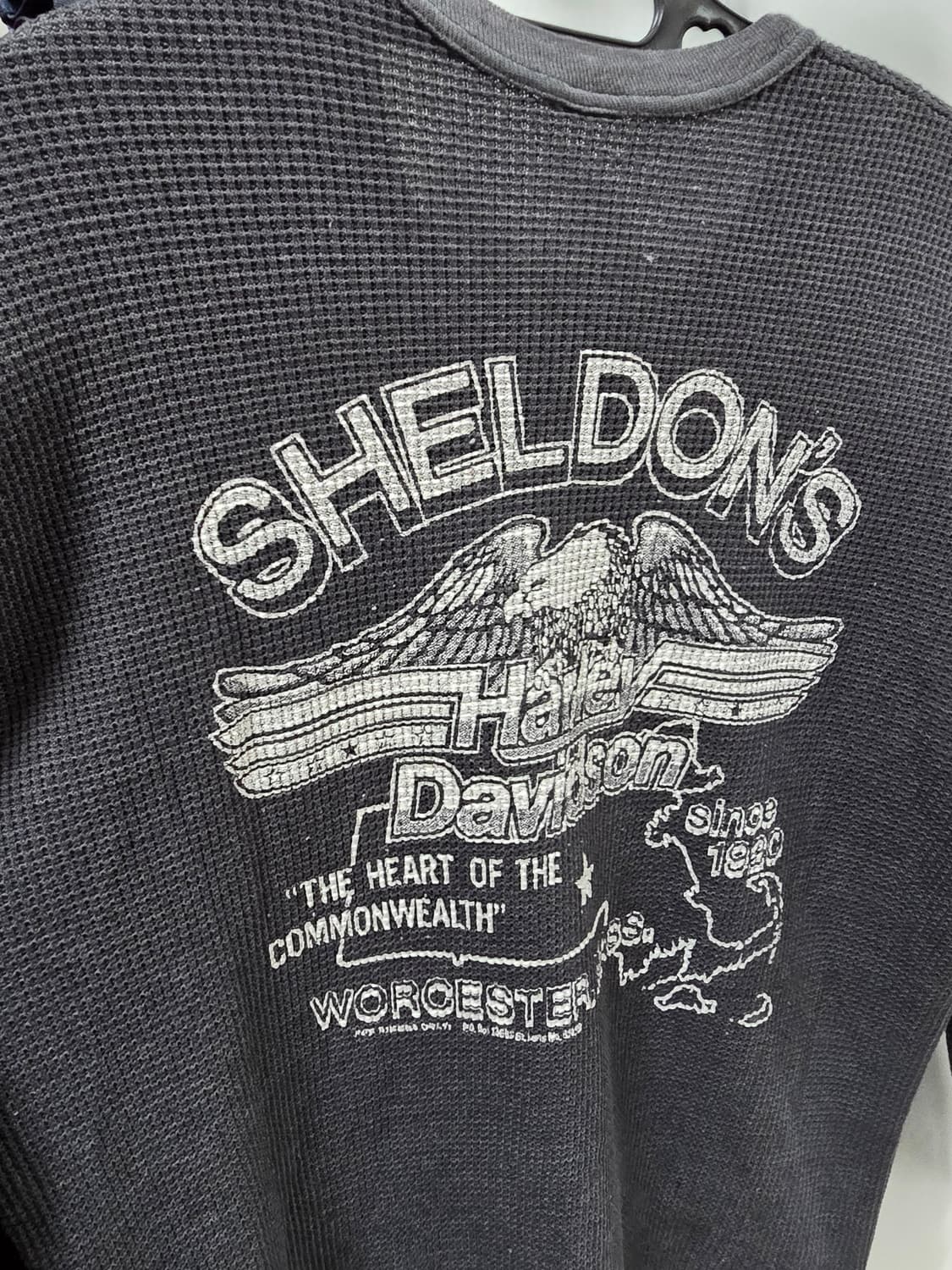 80s Harley Davidson Thermal Long Sleeve 상품이미지3