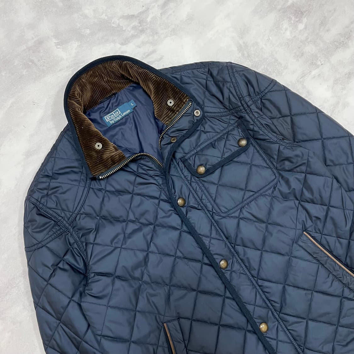 폴로 랄프로렌 네이비 퀼팅 자켓 상품이미지3