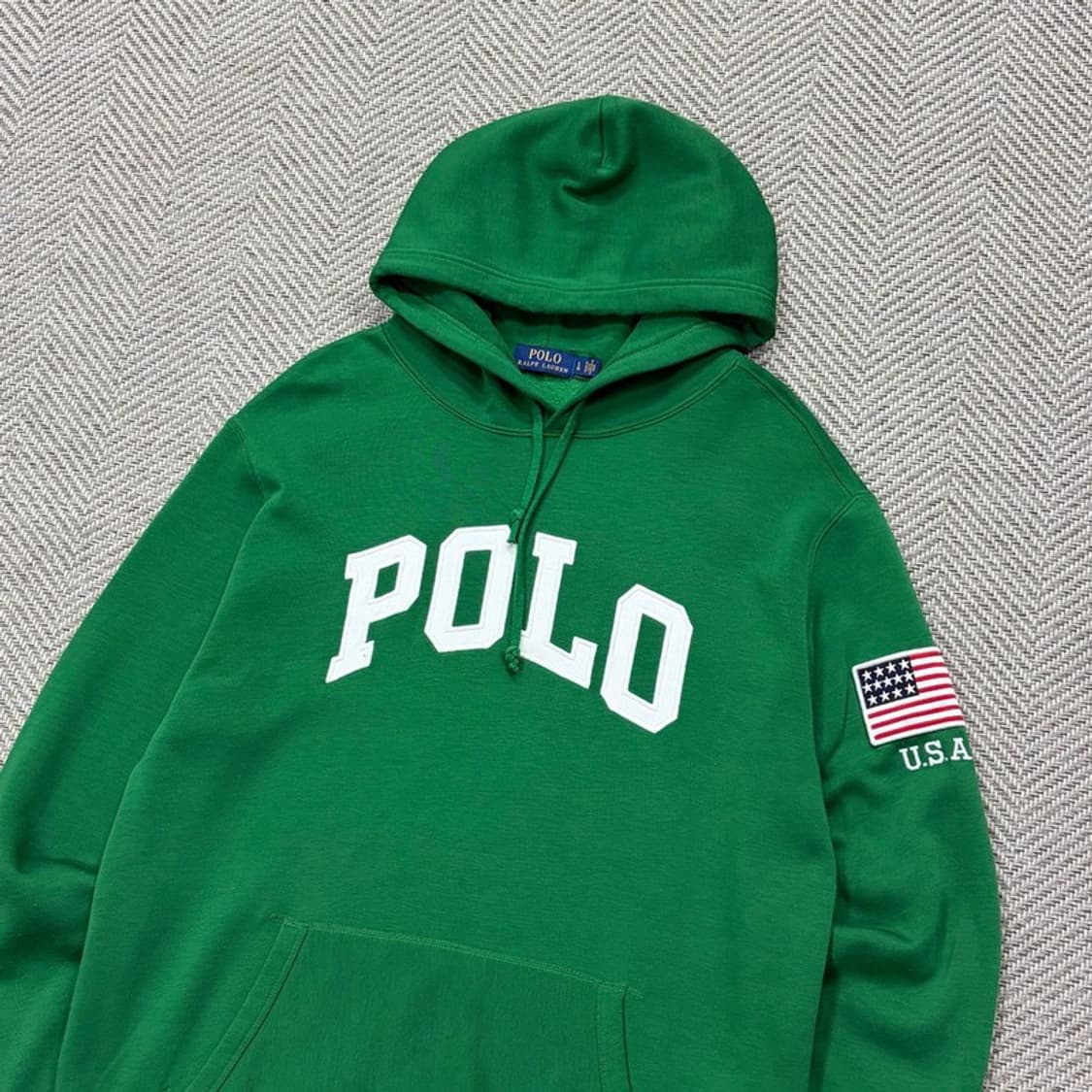폴로 랄프로렌 스펠아웃 성조기 후드티 v1436 상품이미지3
