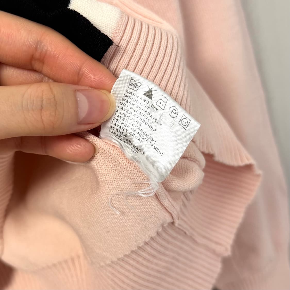 산드로 진주 핑크 가디건 상품이미지6