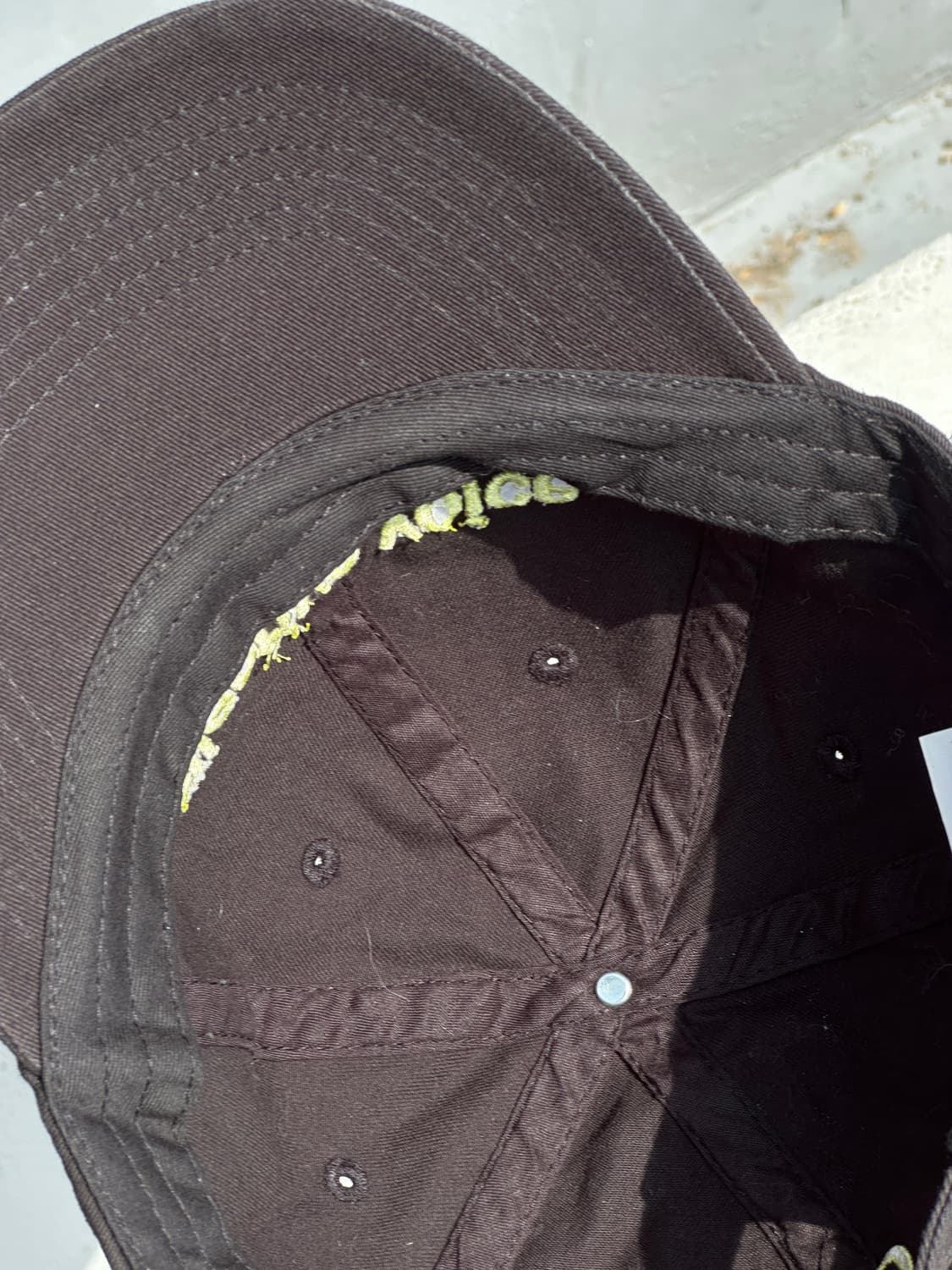 [F] colletive voice 로고 빈티지 블랙 볼캡 모자 상품이미지5