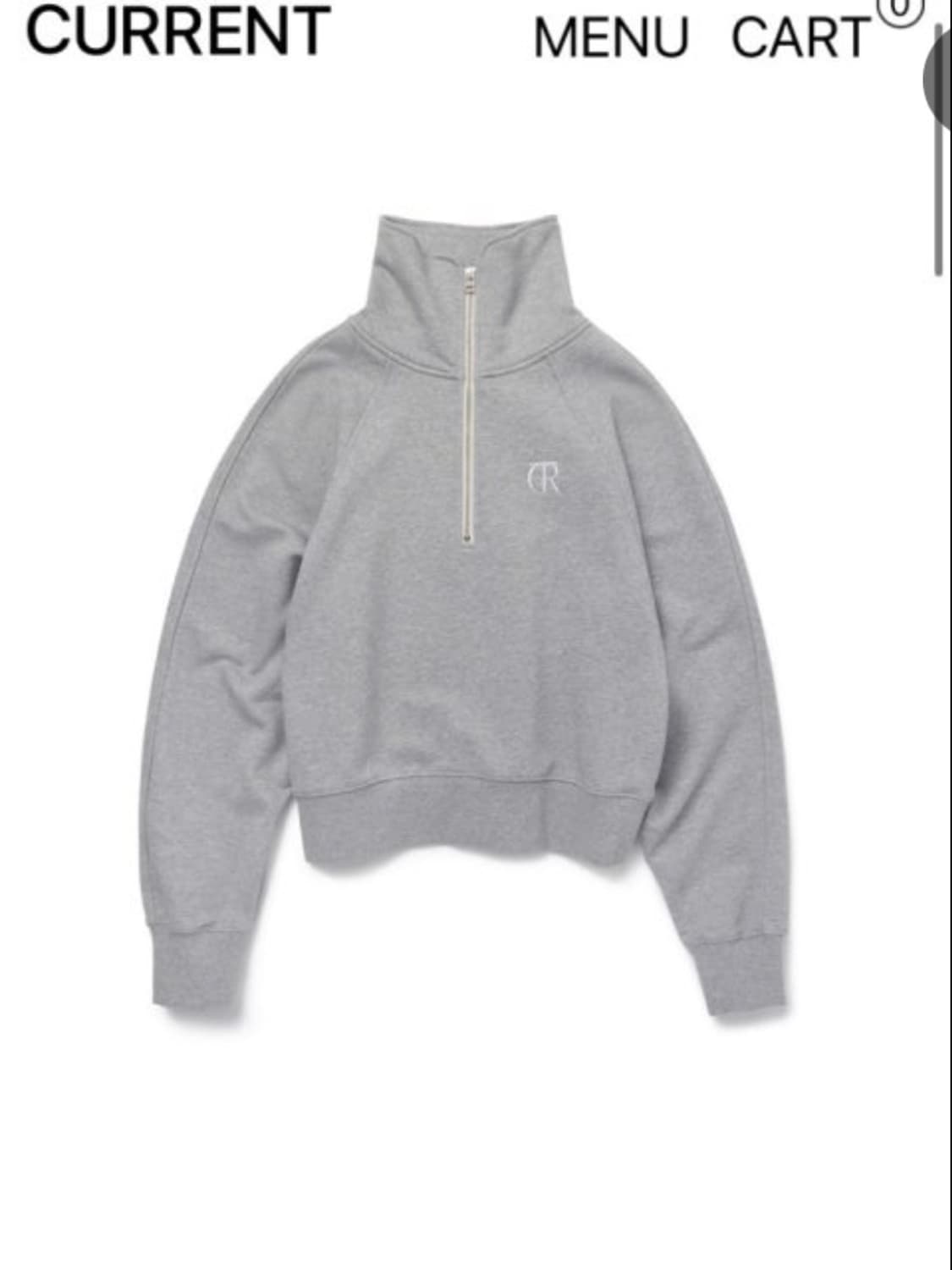 current 커렌트 하프넥 스웻셔츠 맨투맨  상품이미지2