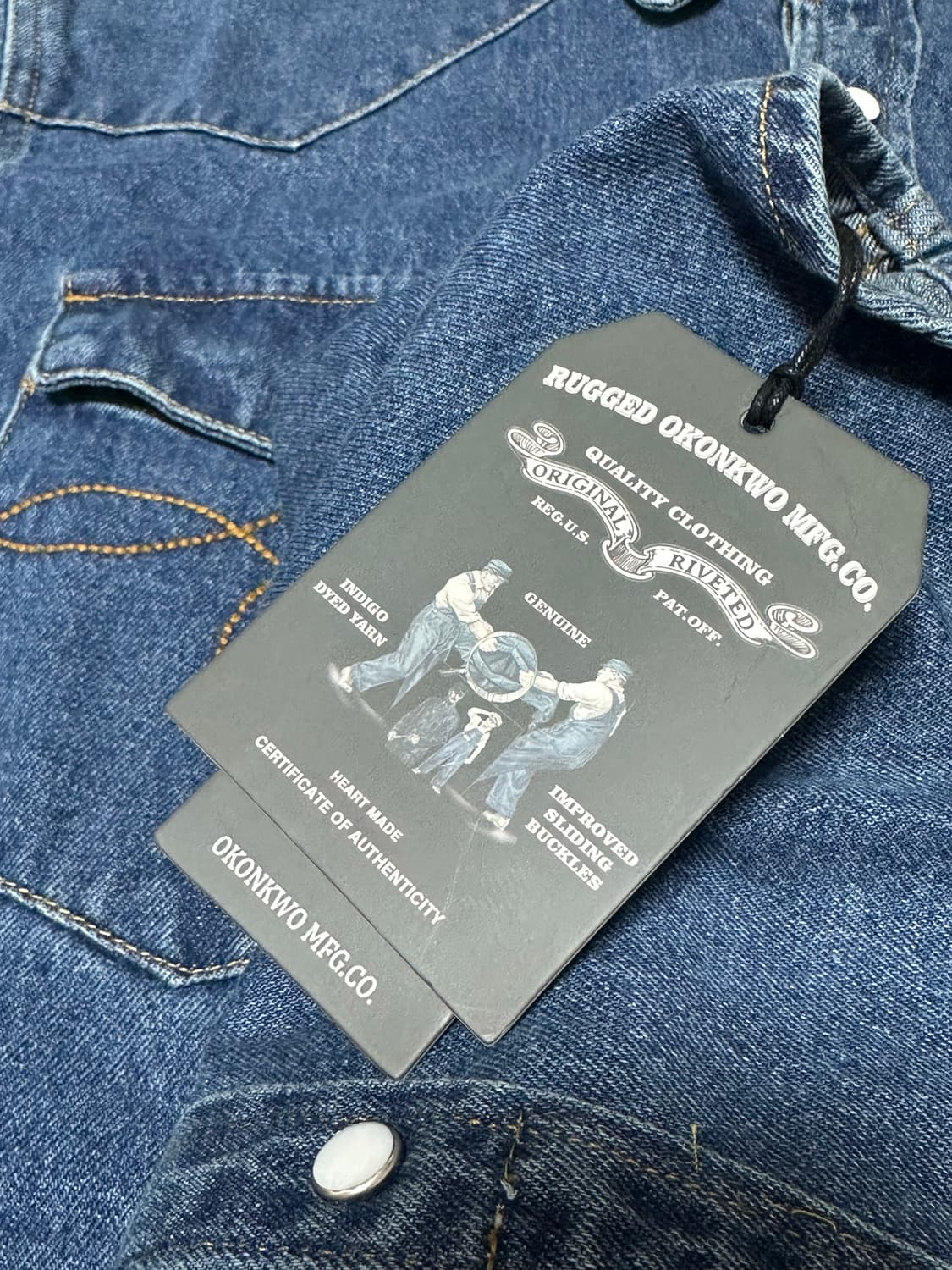 오콘쿼 웨스턴 데님 셔츠(western denim shirt) 상품이미지4