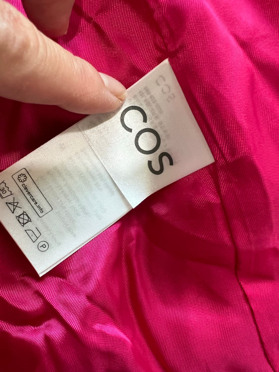 코스 코듀로이 블레이저 브라이트 핑크 자켓 상품이미지4