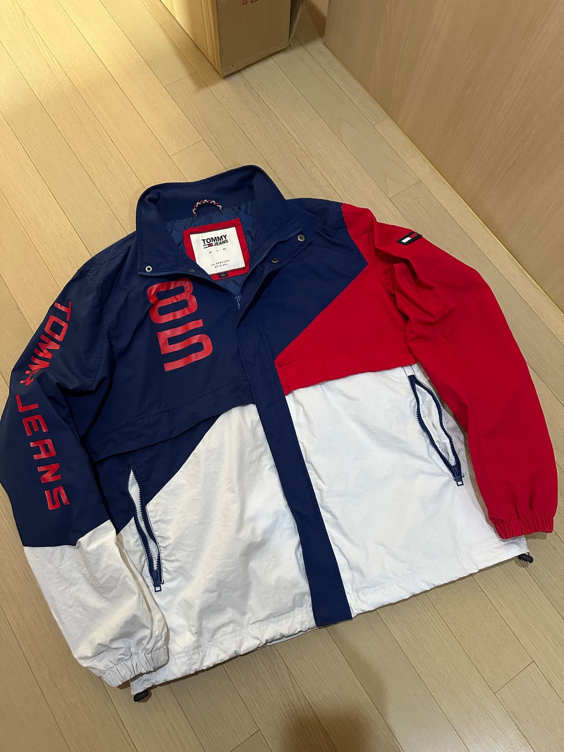 타미힐피거 타미진스 레트로 컬러블록 풀오버자켓 L/G (100-105) 상품이미지1