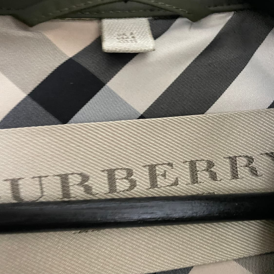 버버리 트렌치 코트 카키 8(W) 상품이미지4