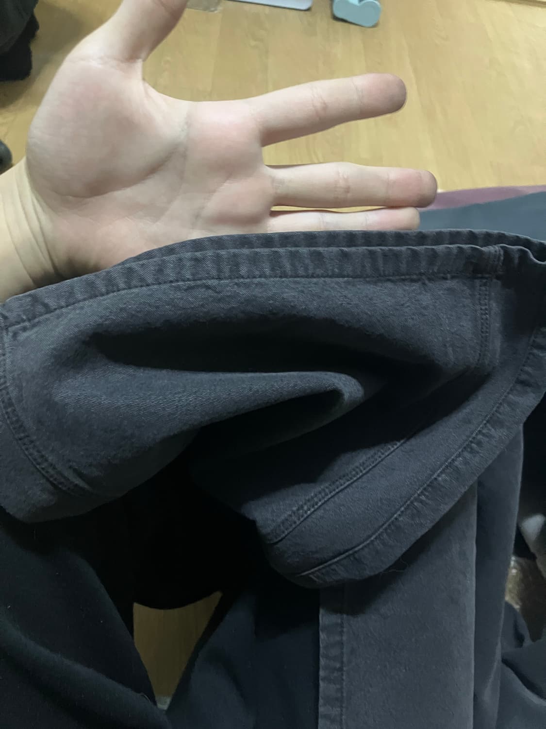 폴리테루 해머 팬츠 1.2v 차콜 4사이즈 상품이미지8