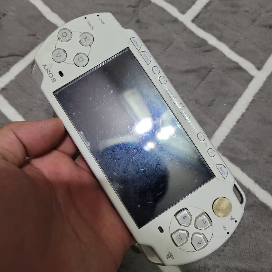 소니 PSP2005번 흰색 게임기 부품용 상품이미지2