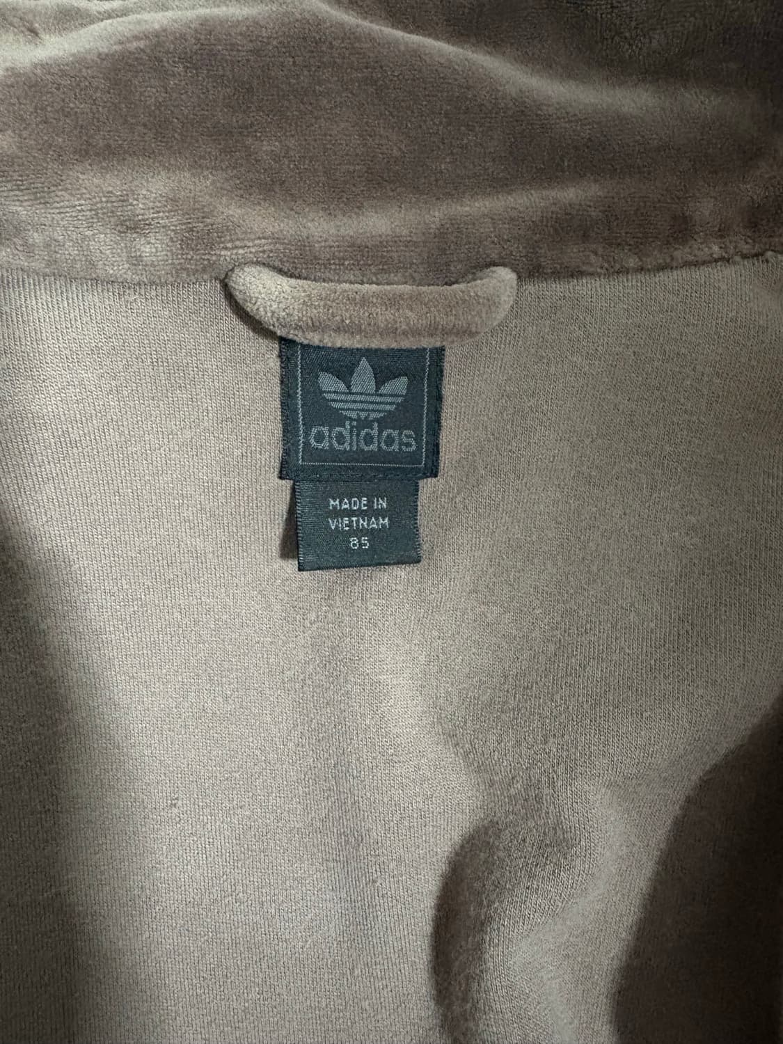 아디다스 파이어버드 브라운 벨벳 집업 85 상품이미지2