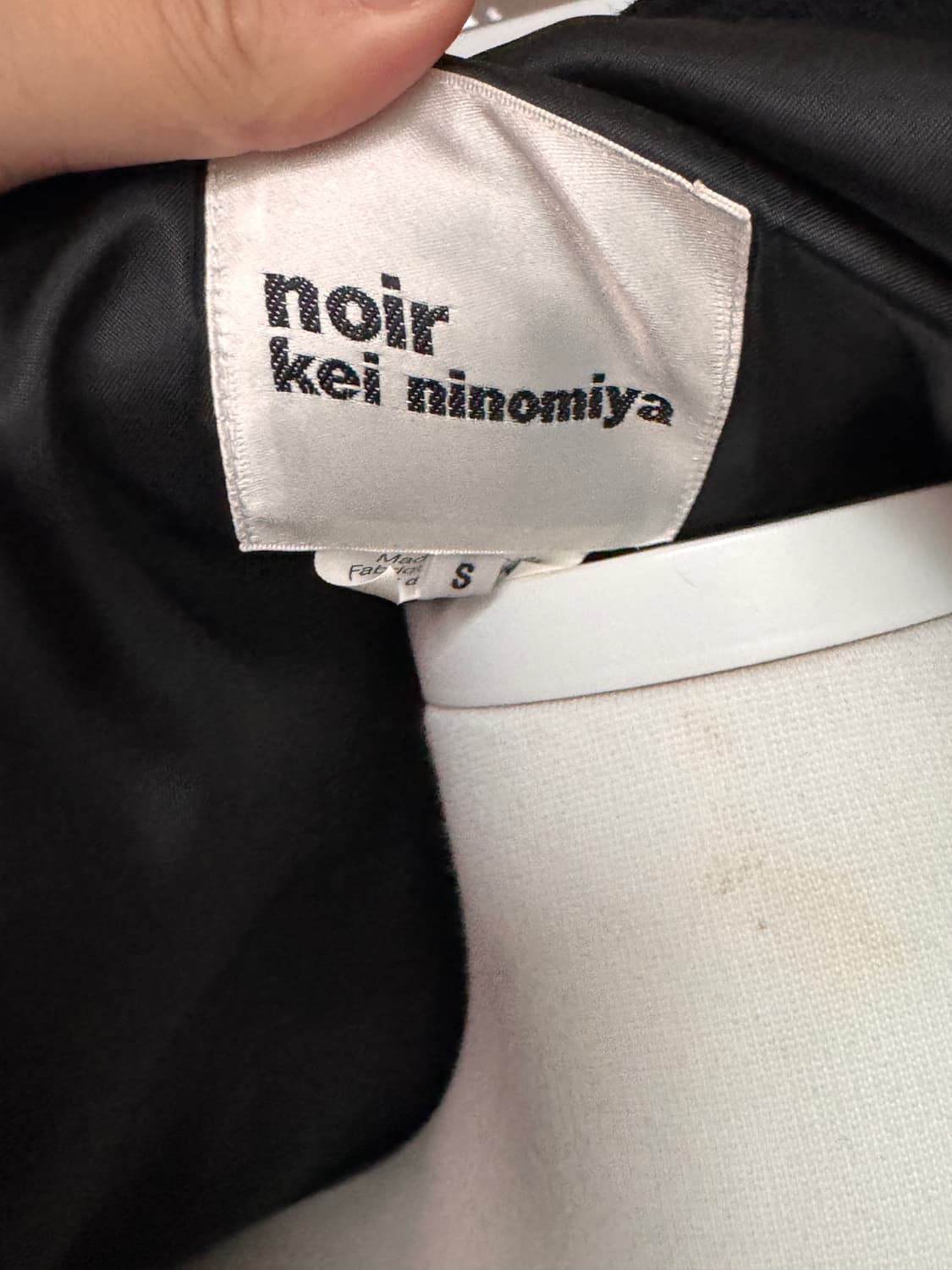 Noir kei ninomiya 크롭 더플코트 s  상품이미지3