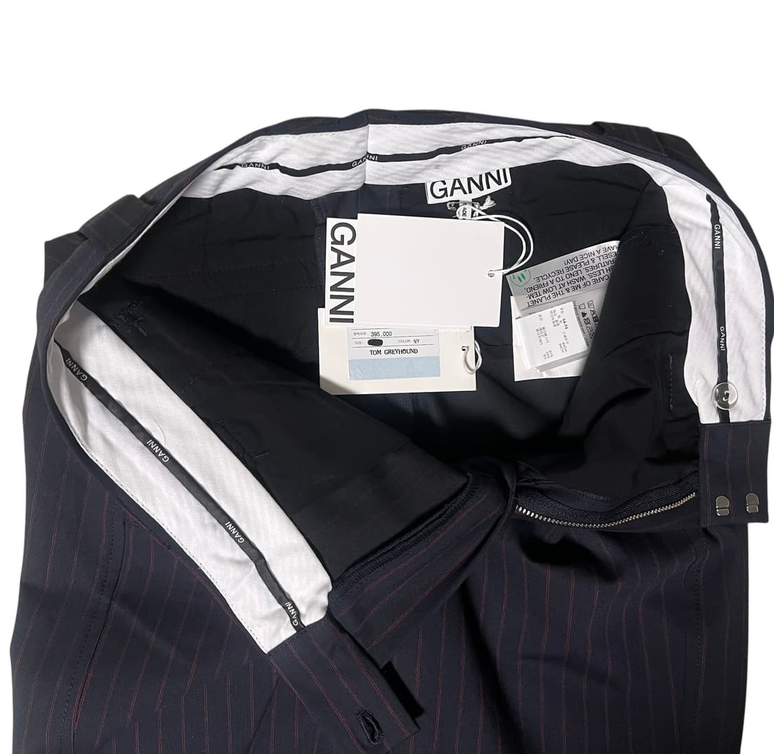 (새상품) GANNI 가니 스트라이프 수트 세트 상품이미지7