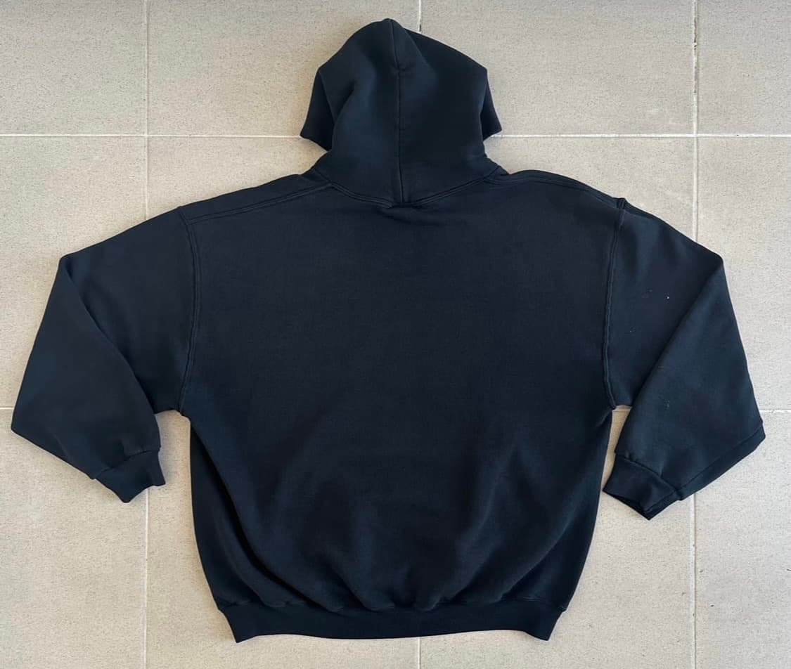 00s 빈티지 러셀 후드 블랙 XL 디스트레스드 상품이미지2