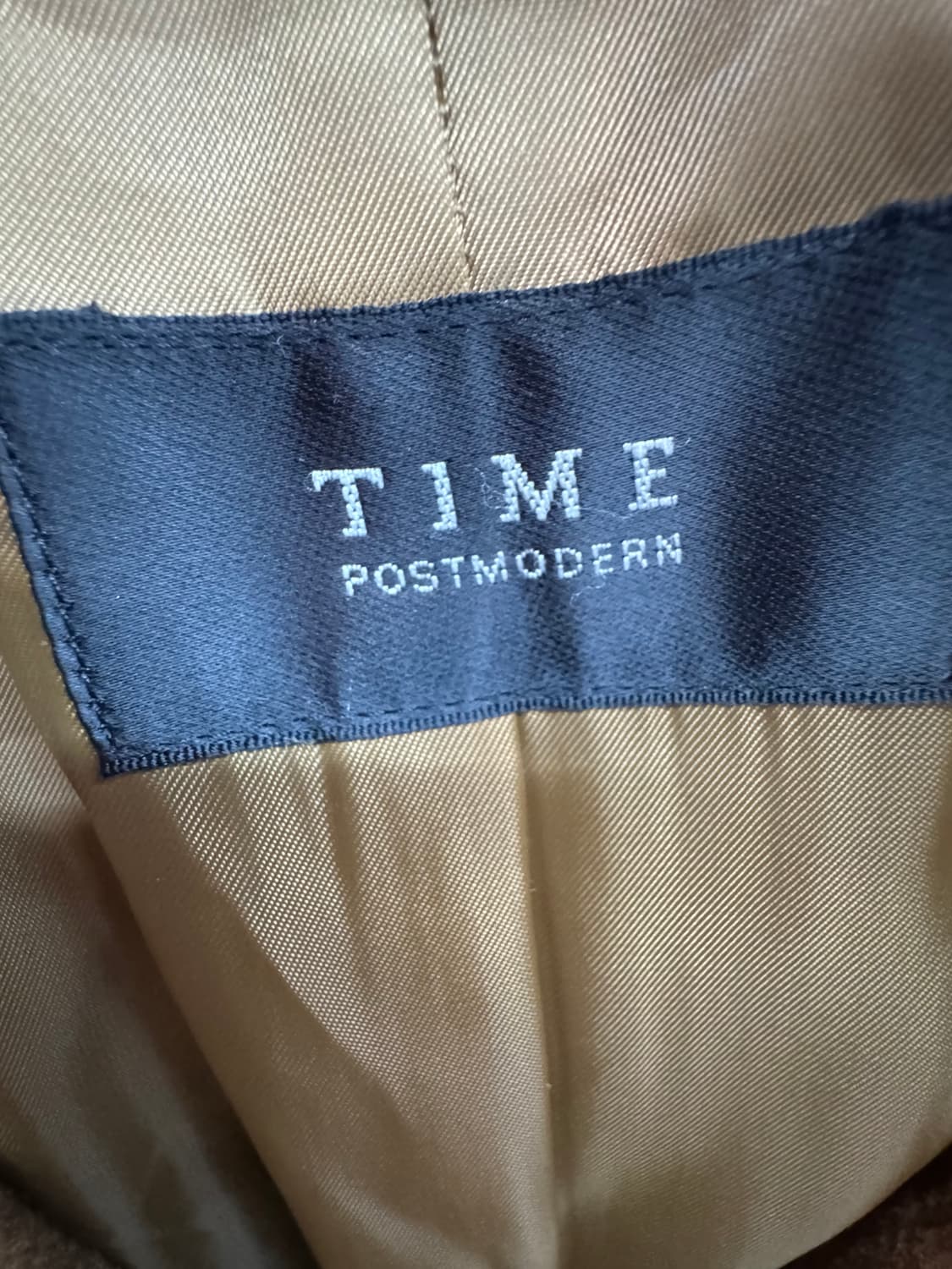 한섬 타임 이태리 라마울 카키 우드코트 M 상품이미지6