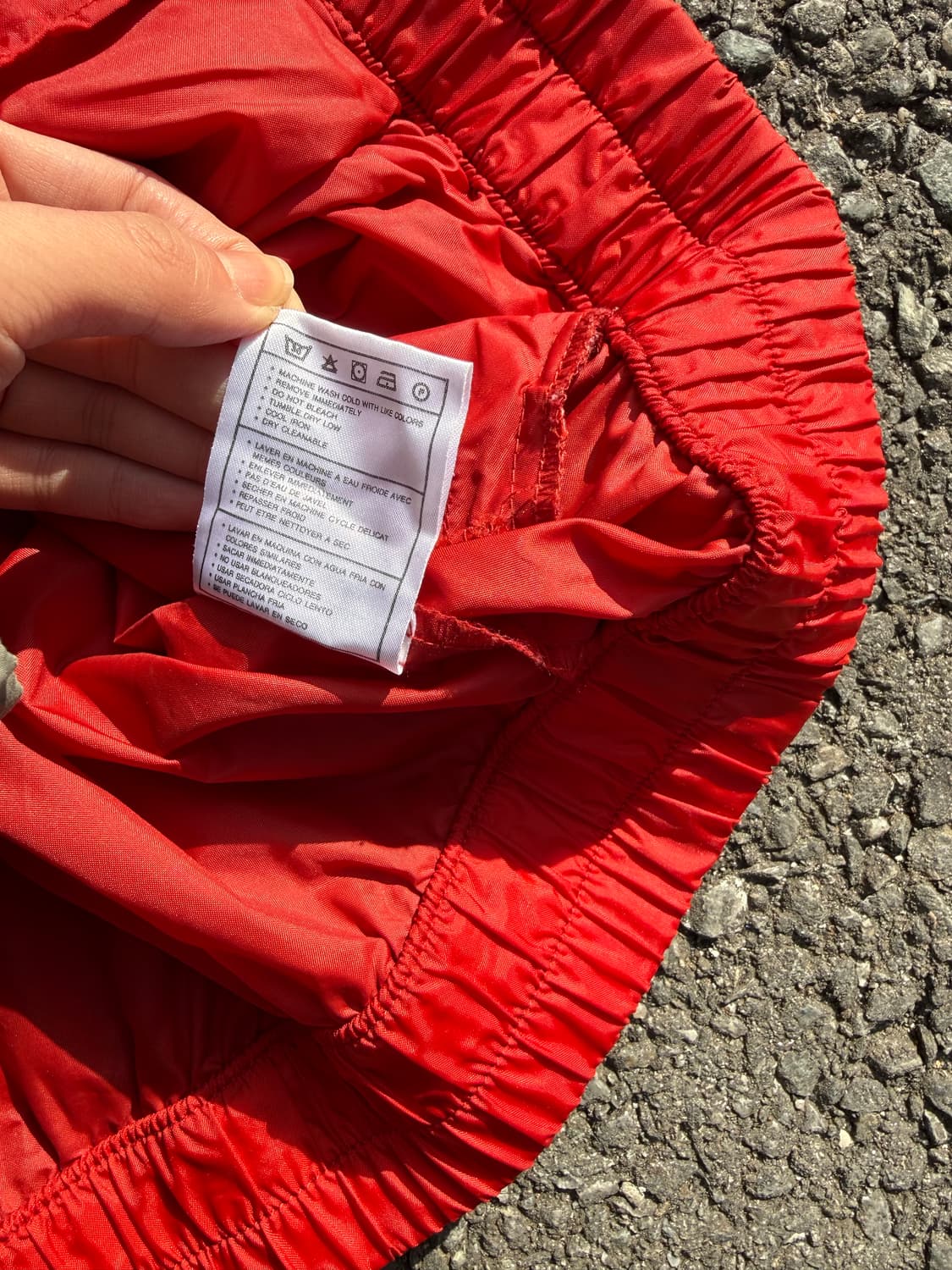 나이키 올드스쿨 레드 바람막이 B134 상품이미지5