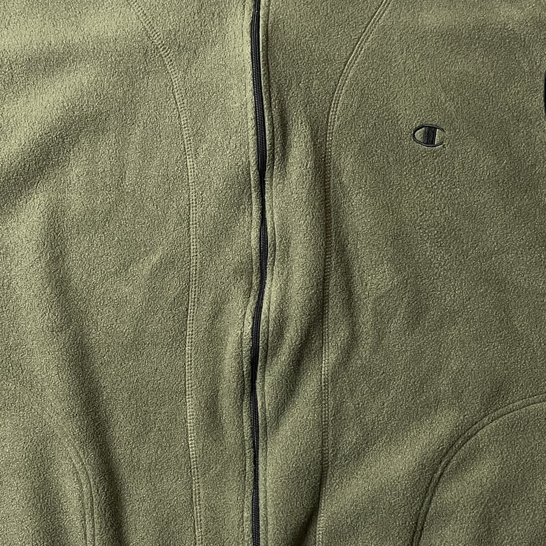 CHAMPION 00s 챔피온 빈티지 카키 플리스 베스트 A00543 상품이미지4