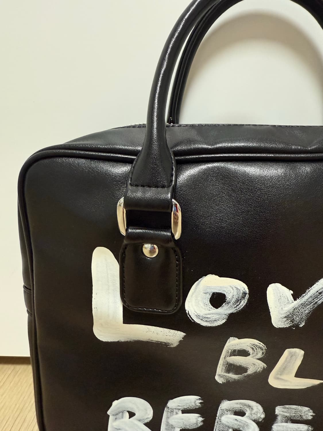 꼼데가르송 걸 페인트백 블랙 상품이미지4