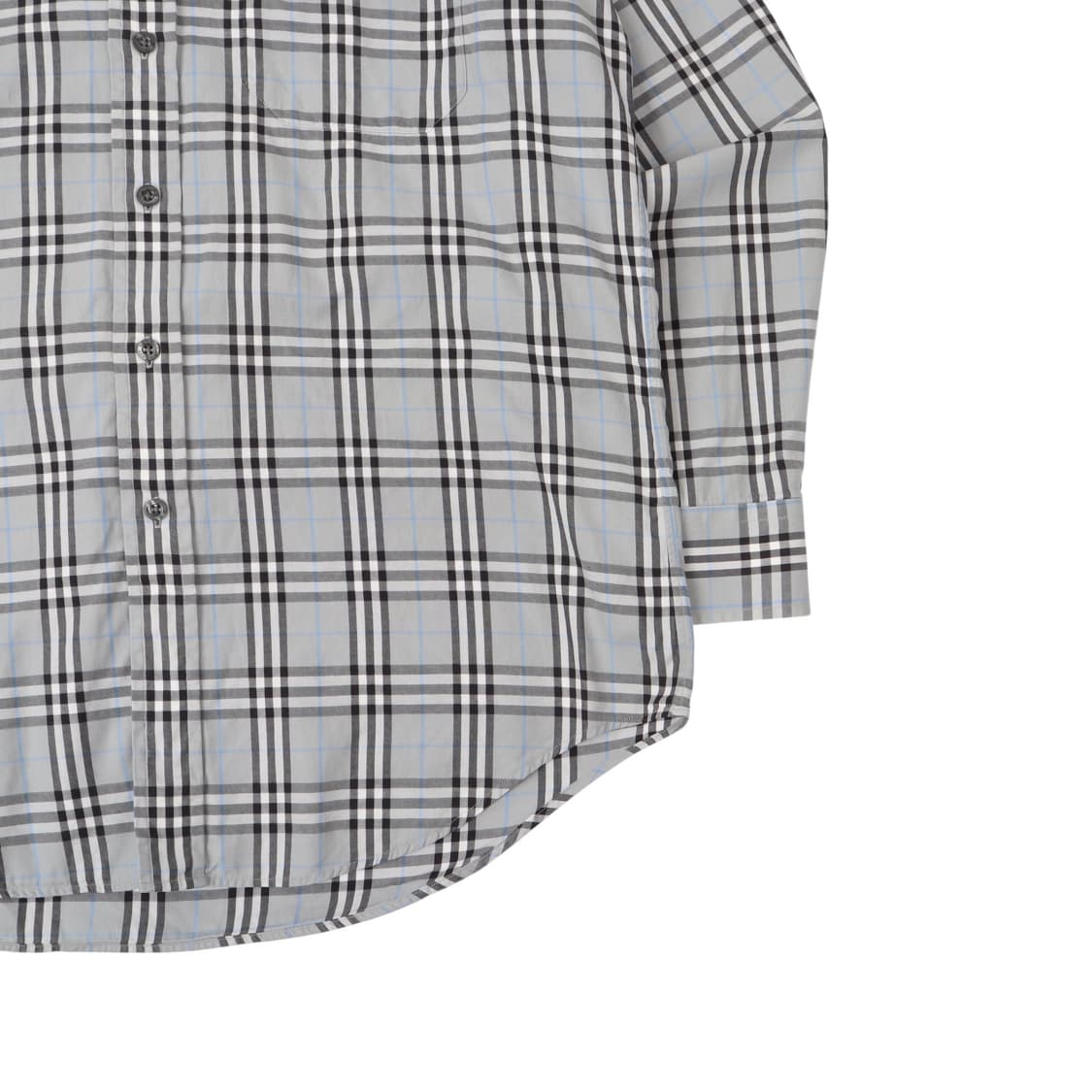 버버리 그레이 노바체크 포켓 로고 셔츠 상품이미지4