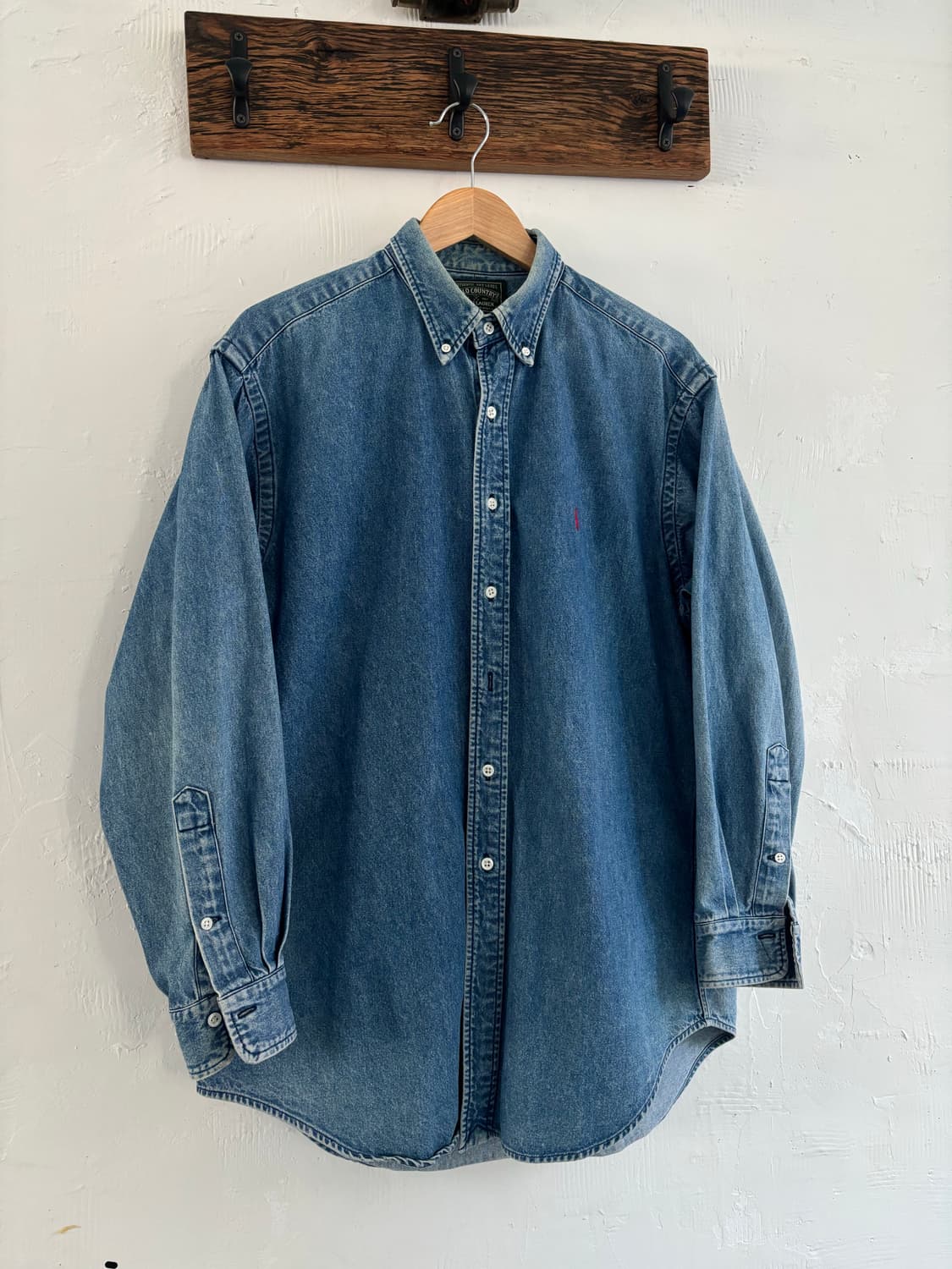 Polo 폴로 컨트리 랄프로렌 90s 데님 셔츠 상품이미지2