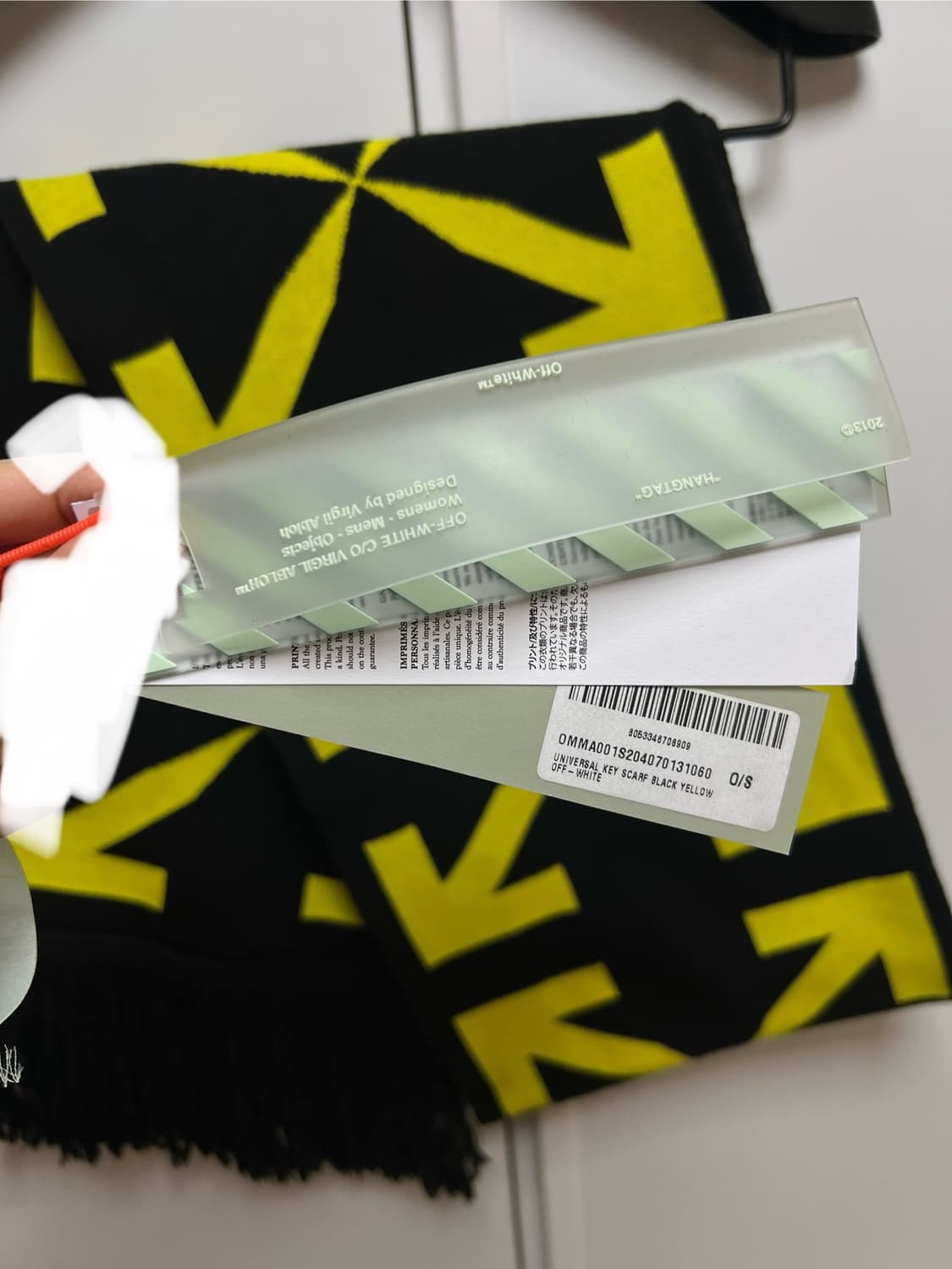 오프화이트 머플러 스카프 목도리 상품이미지6