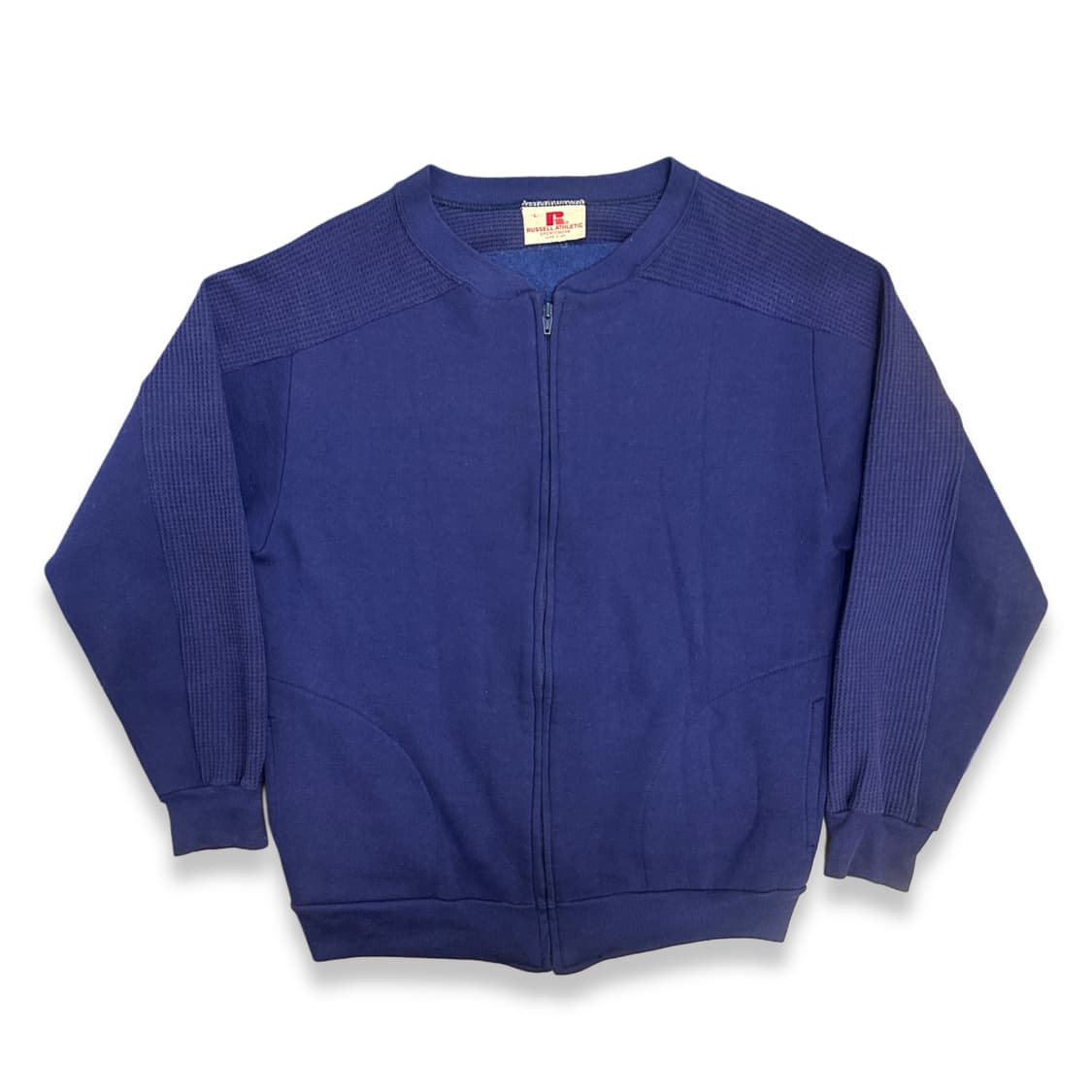 70s 러셀 써멀 스웻셔츠 집업 L 상품이미지1