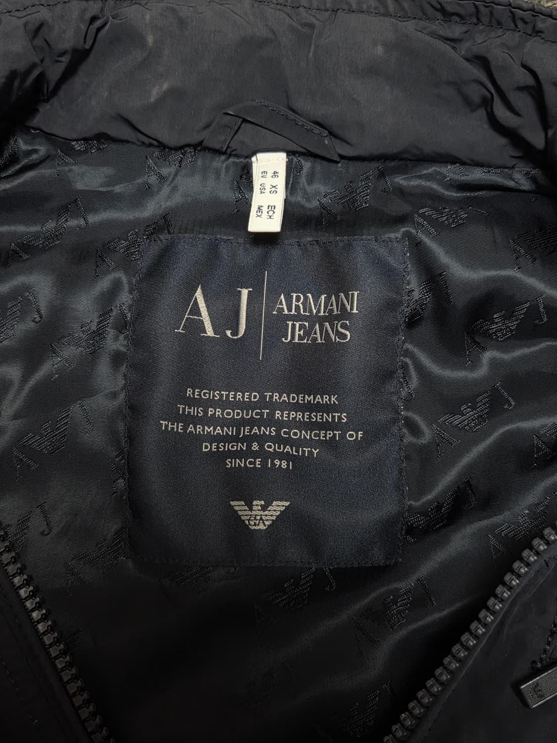 아르마니 진스 봄버 바람막이 자켓 상품이미지4