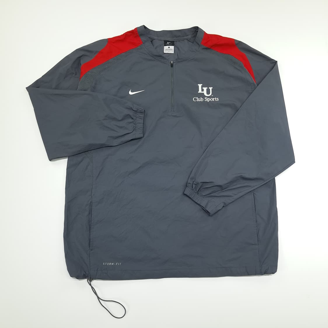 CN797 L 나이키 그레이 원드브레이커 바람막이 자켓 점퍼 상품이미지2