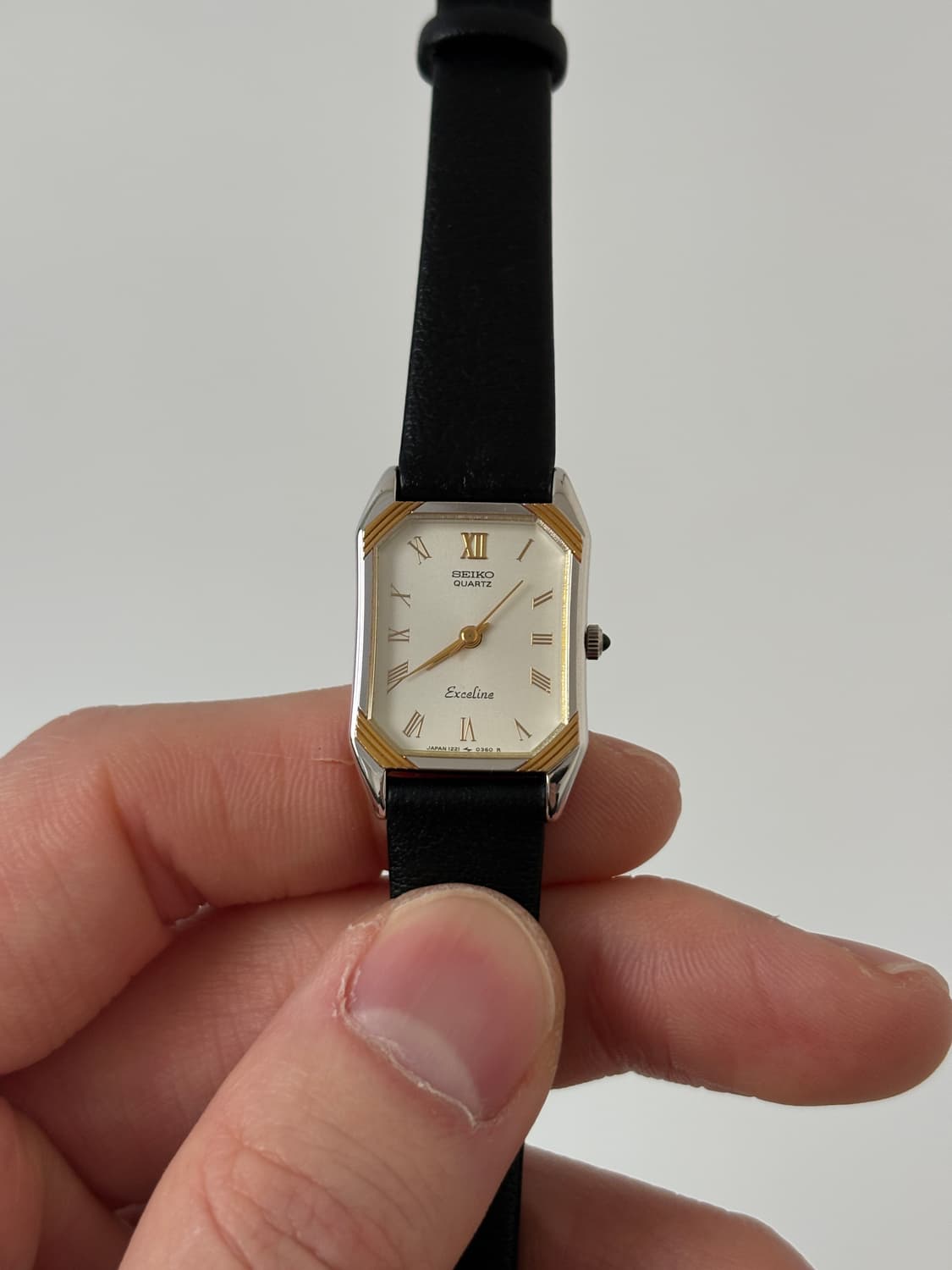 1980s Exceline Combi Tank Ladies Quartz 상품이미지3