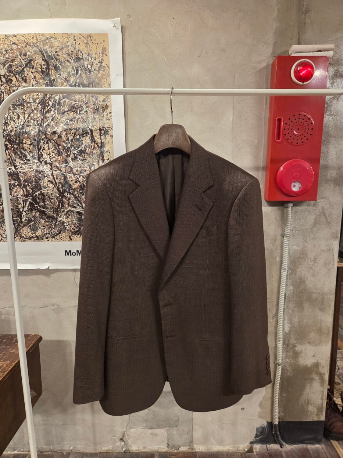 아르마니 꼴레지오니 홉색 트위드자켓 상품이미지10