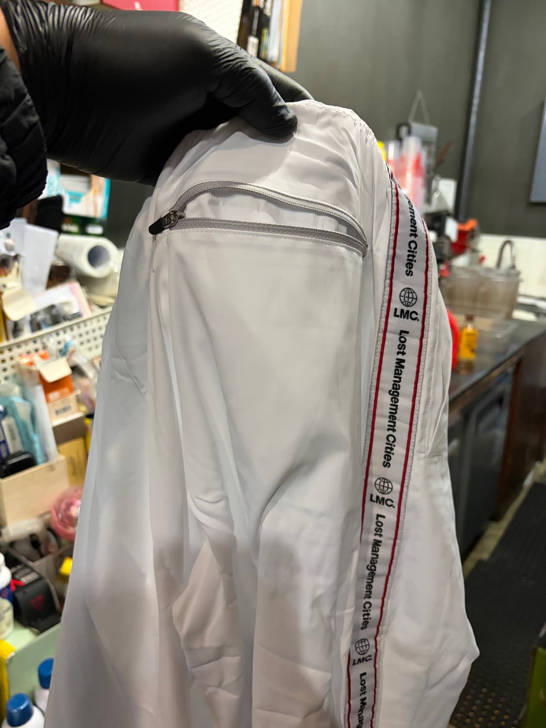 LMC 트랙팬츠 화이트 M 상품이미지2