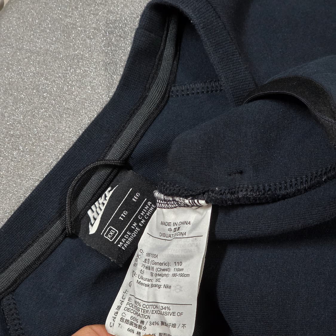 XXL) 나이키 테크팩 테크 플리스 맨투맨 블랙 상품이미지3