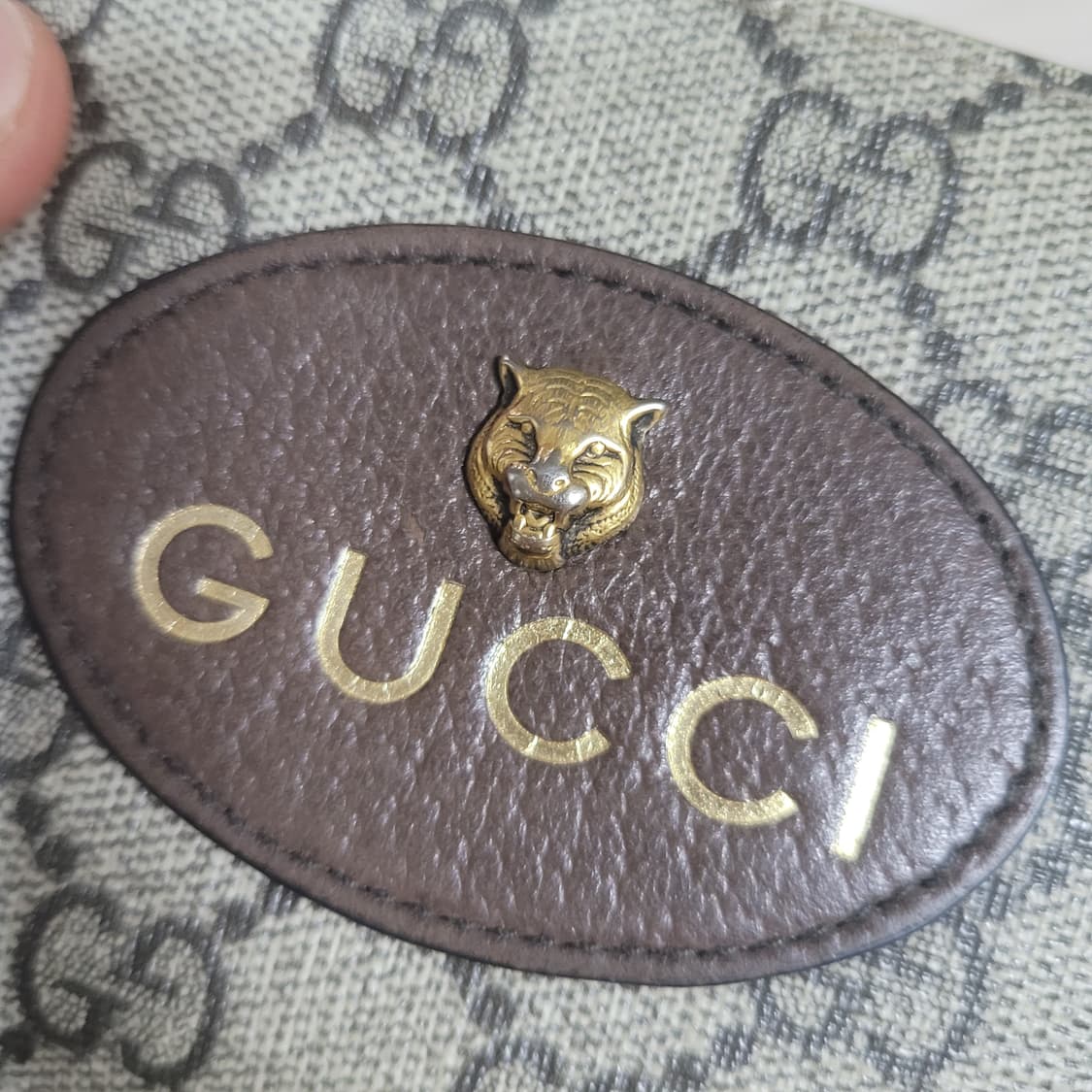 정품 구찌 네오 빈티지 GG 수프림 반지갑 상품이미지3