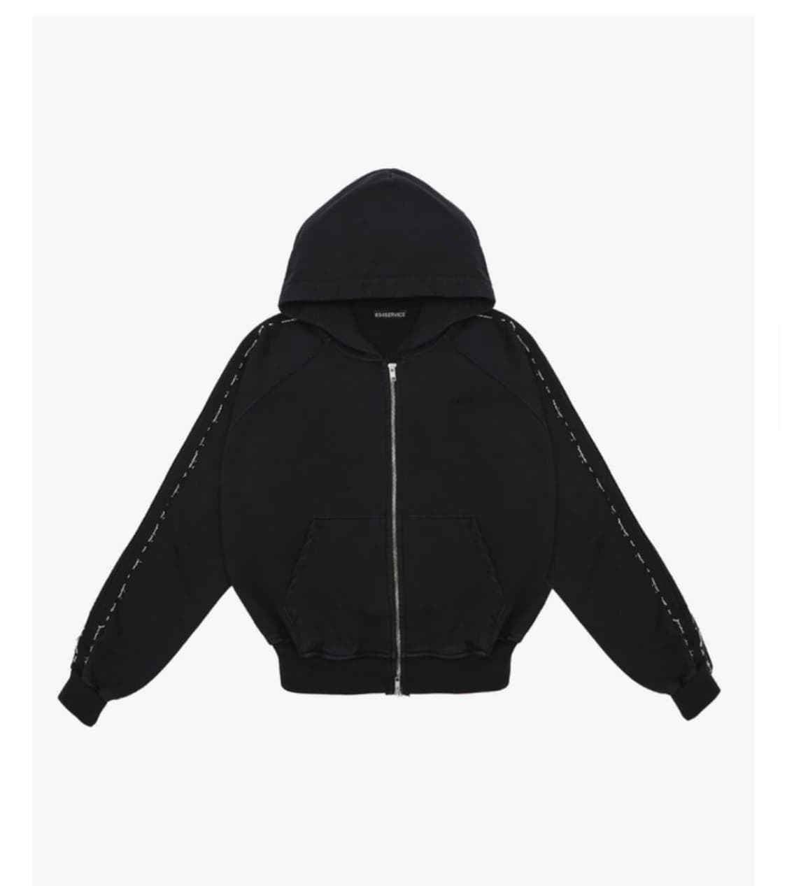 604 서비스 비즈 후드집업 블랙 S 상품이미지1