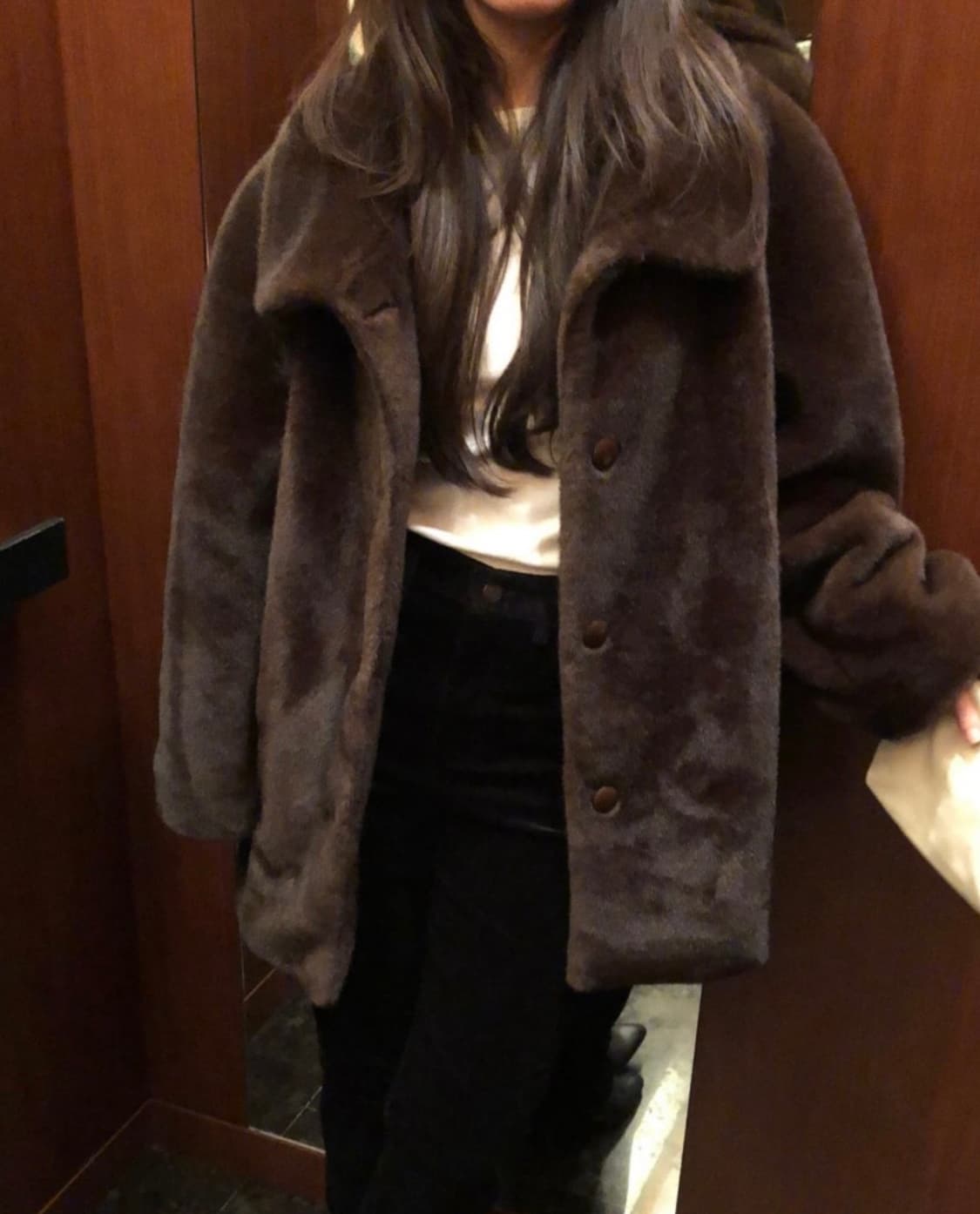 파운더스 울먼 하프 퍼 코트 상품이미지7