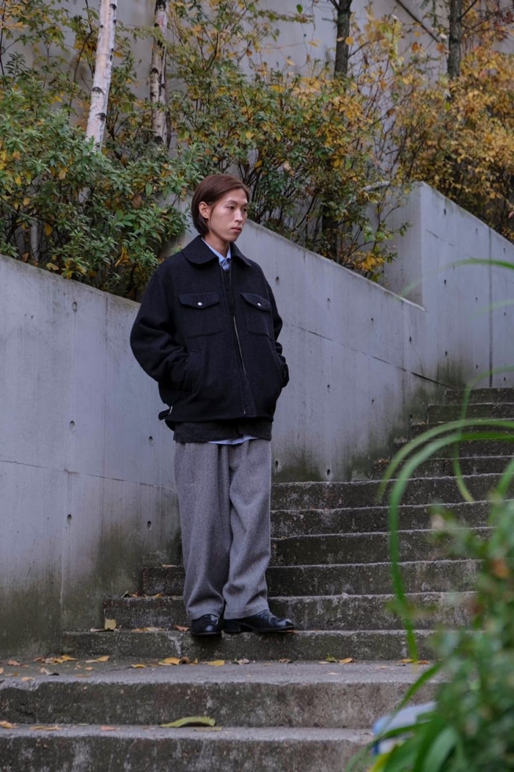 Phlannel arels wool(아를 울) 트위드 필드 자켓 상품이미지1