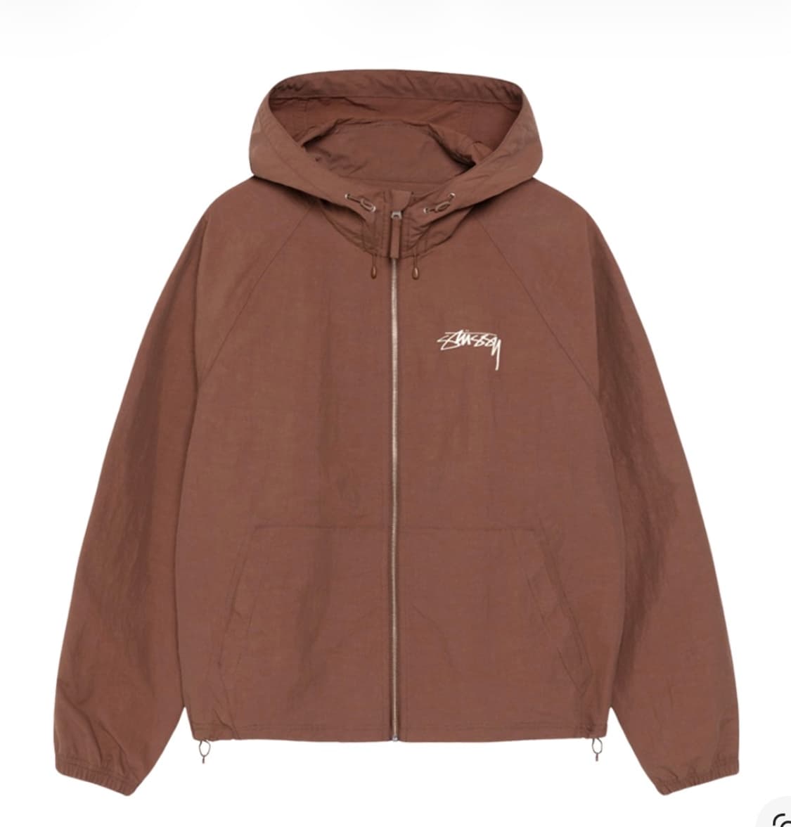 [L] 스투시 나일론 비치 쉘 자켓 커피 상품이미지2
