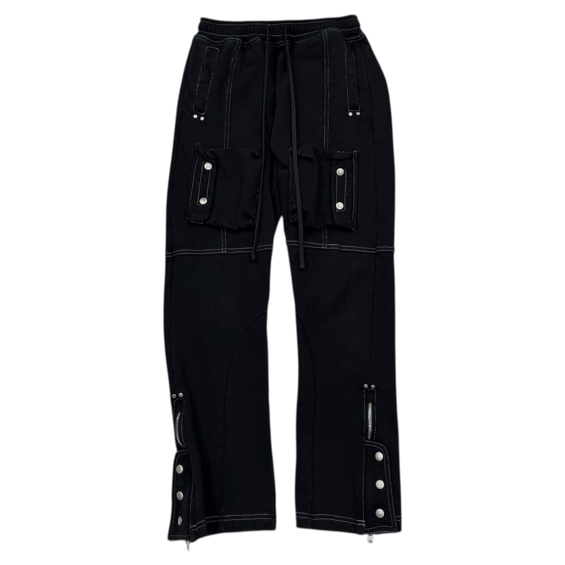 파프롬왓 파아카이브 3P 스냅 스웨트팬츠 블랙 M 상품이미지1