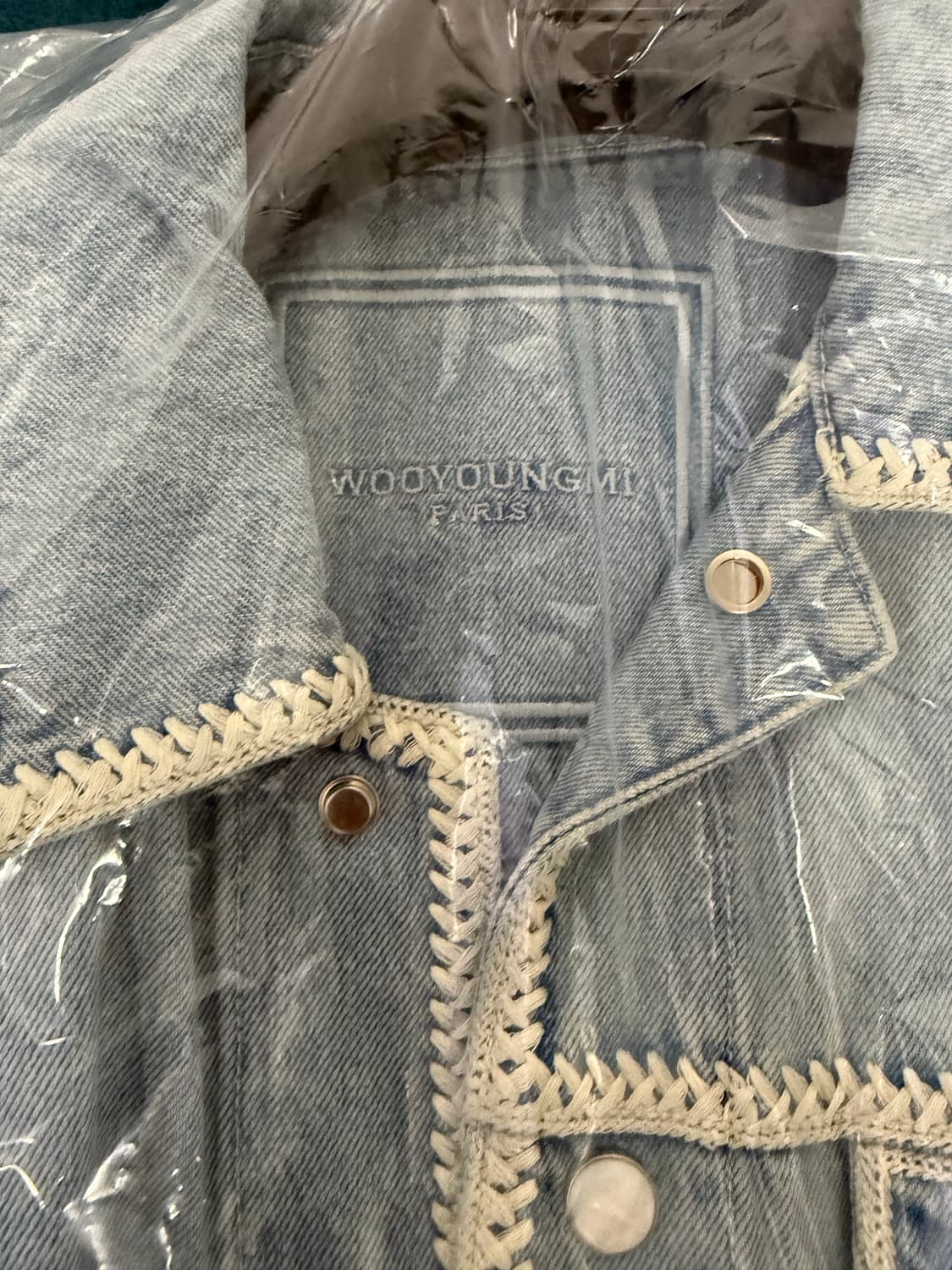 우영미/블루 크로셰 데님자켓/50 상품이미지3