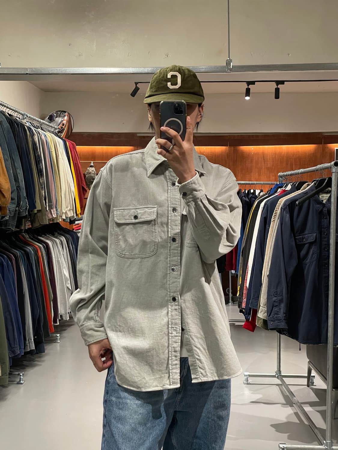 BEAMS 코듀로이 셔츠   상품이미지1