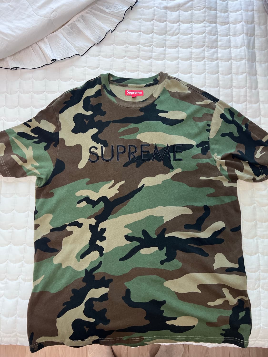 [XL] 슈프림 캐피탈 카모 숏슬리브 25SS 상품이미지2