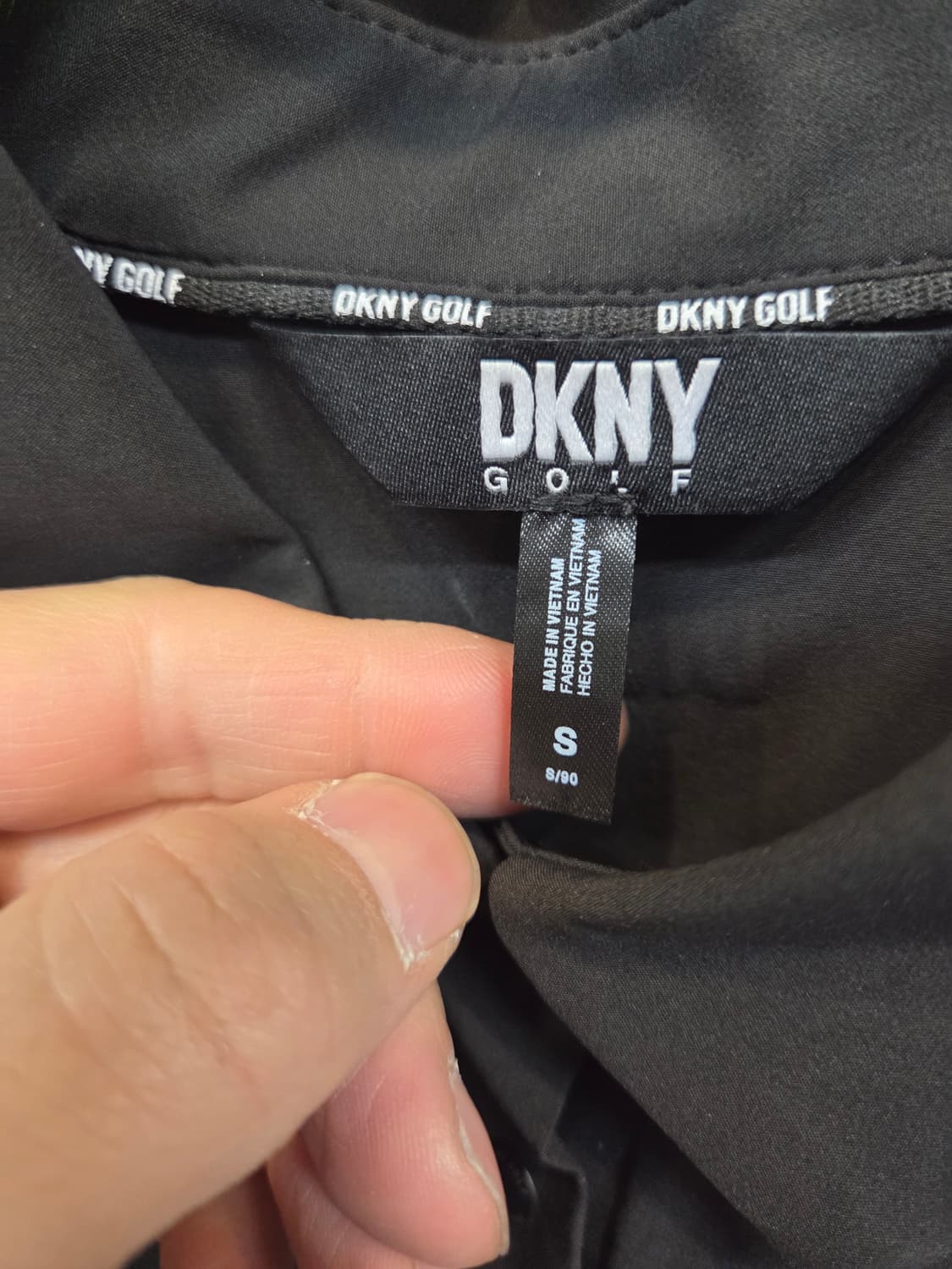 Dkny 골프 여성 메쉬 우븐 카라반팔 s 상품이미지5