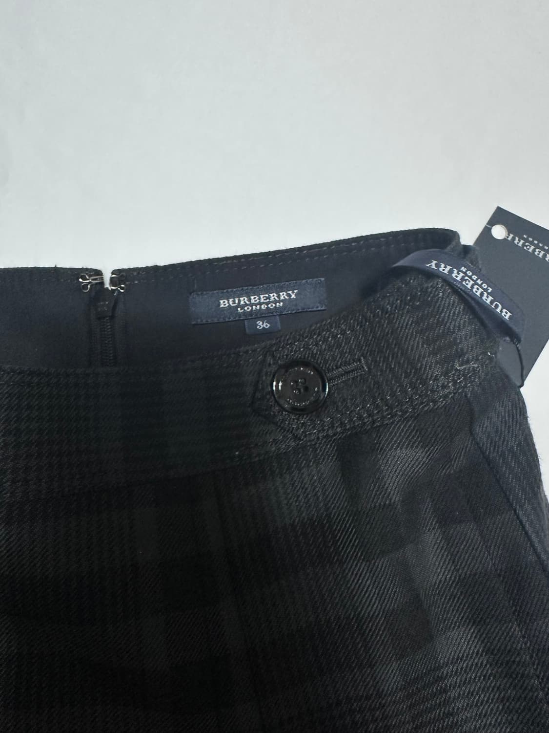 버버리 여성 체크 울 치마 상품이미지7