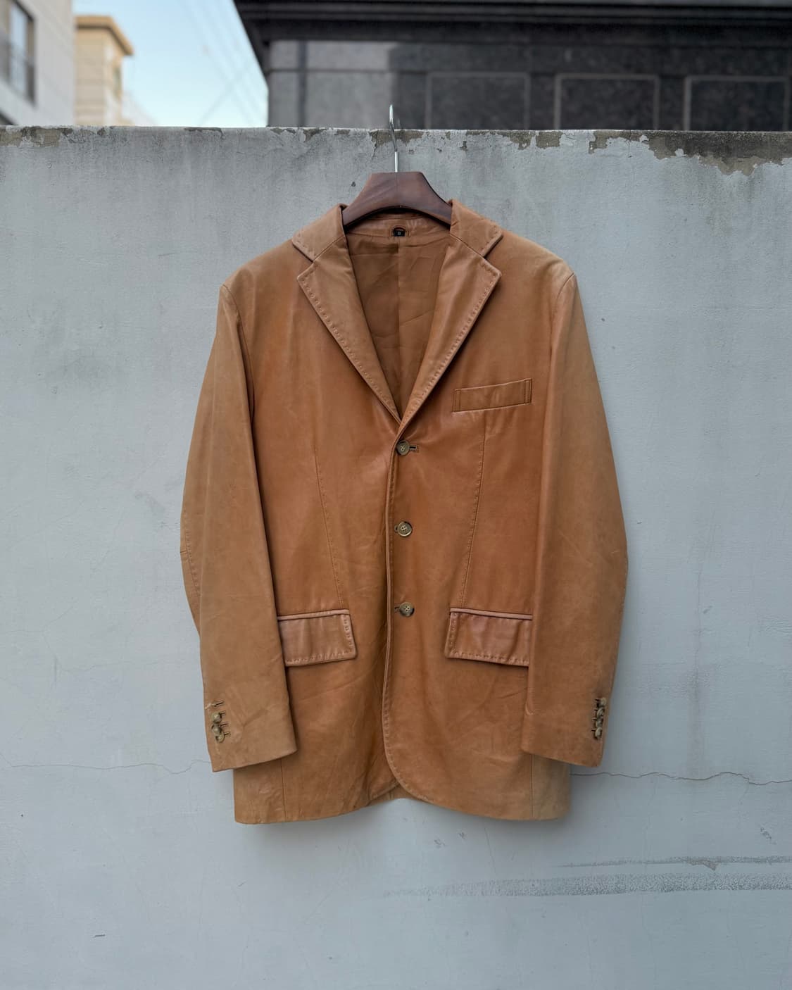 ywca 램스킨 블레이저 자켓 상품이미지1